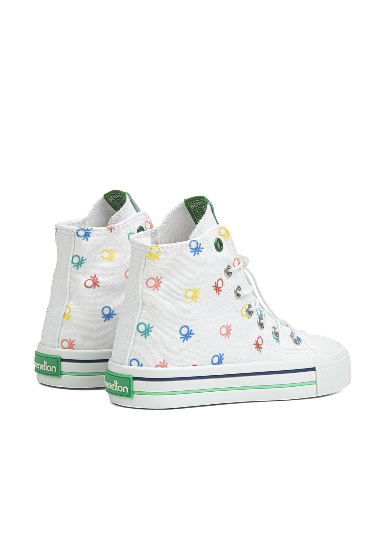 ® | BN-30183 - 3394 Beyaz - Çocuk Spor Ayakkabı - Görsel 4