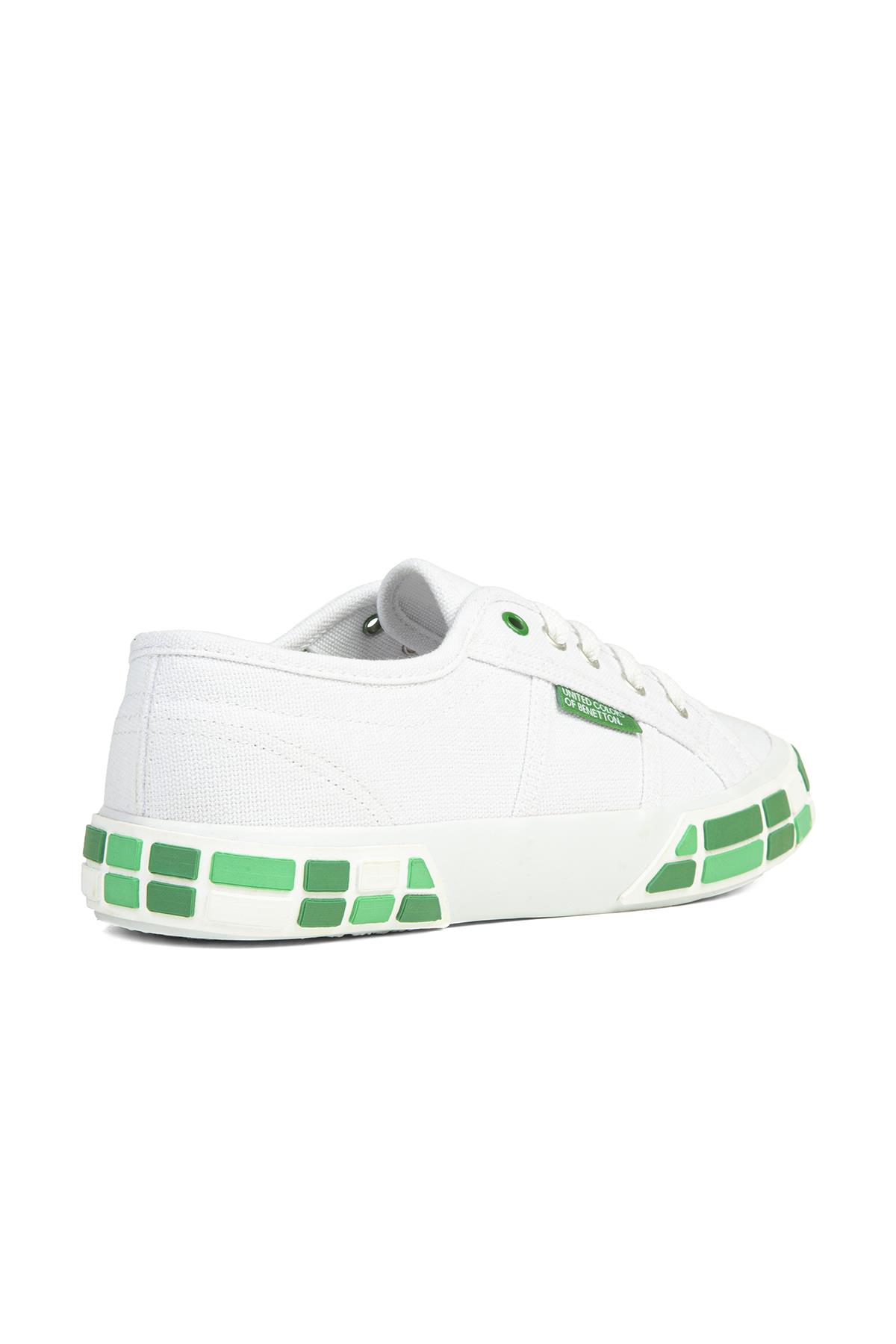 ® | BN-30691-3114 Beyaz Yeşil - Kadın Spor Ayakkabı - Görsel 4