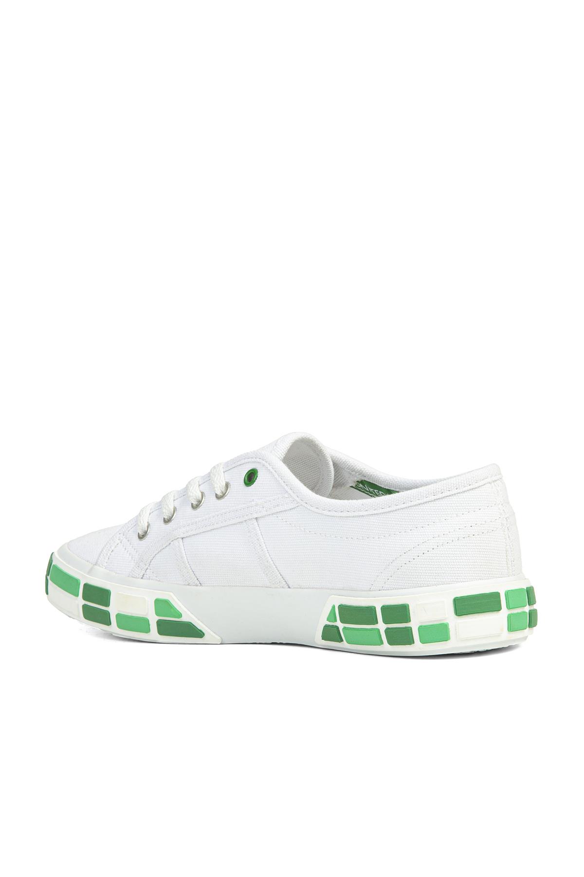 ® | BN-30691-3114 Beyaz Yeşil - Kadın Spor Ayakkabı - Görsel 5