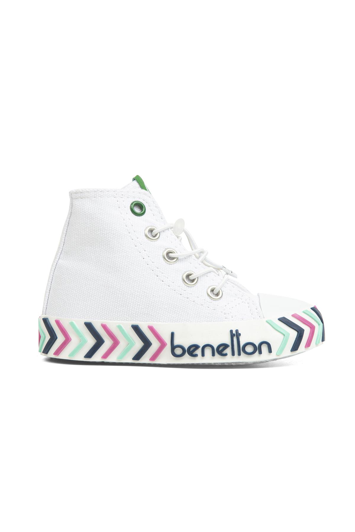 Benetton Beyaz Benetton Bn BN-30644 3394 Çocuk Spor Ayakkabı