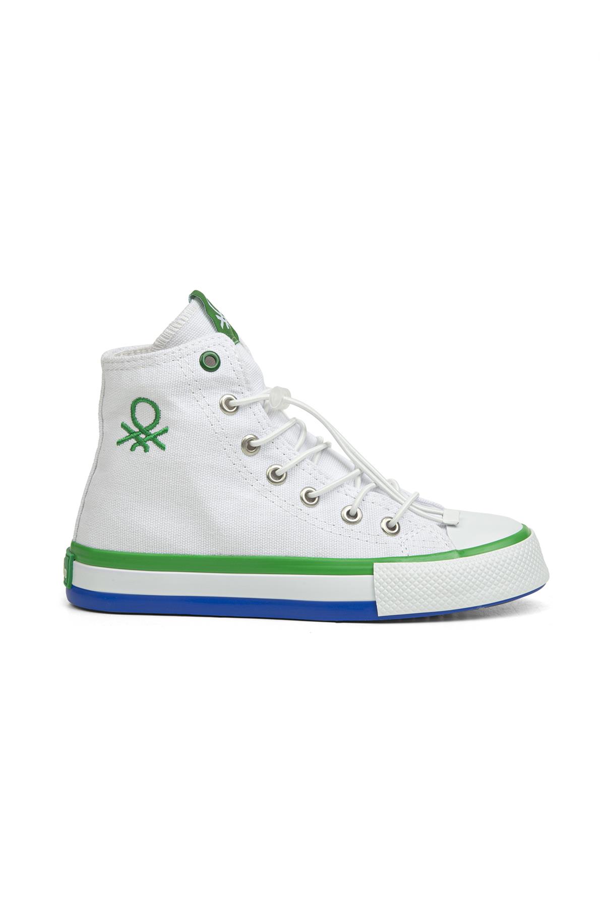 Benetton Beyaz Benetton Bn BN-30193 3394 Çocuk Spor Ayakkabı