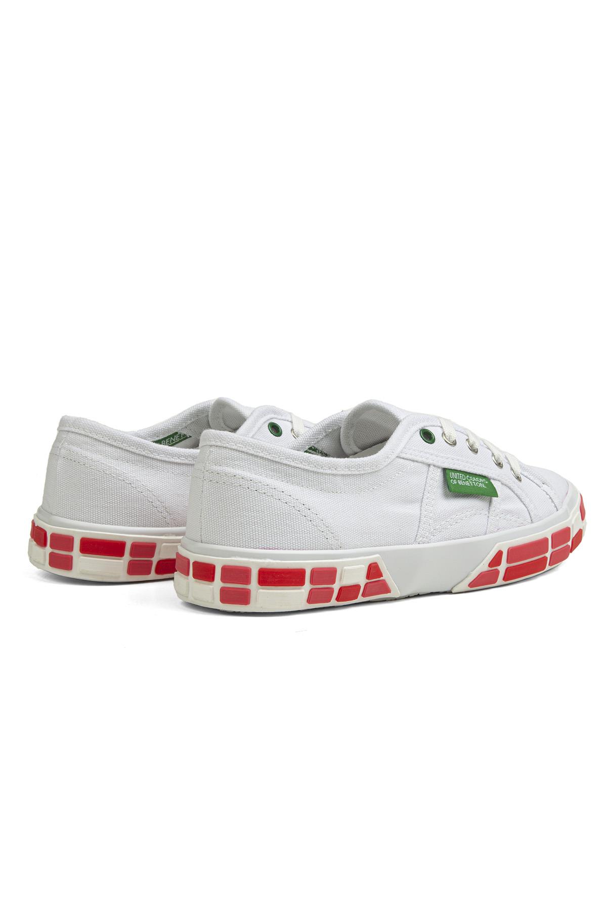 ® | BN-30691-3114 Beyaz Kirmizi - Kadın Spor Ayakkabı - Görsel 4