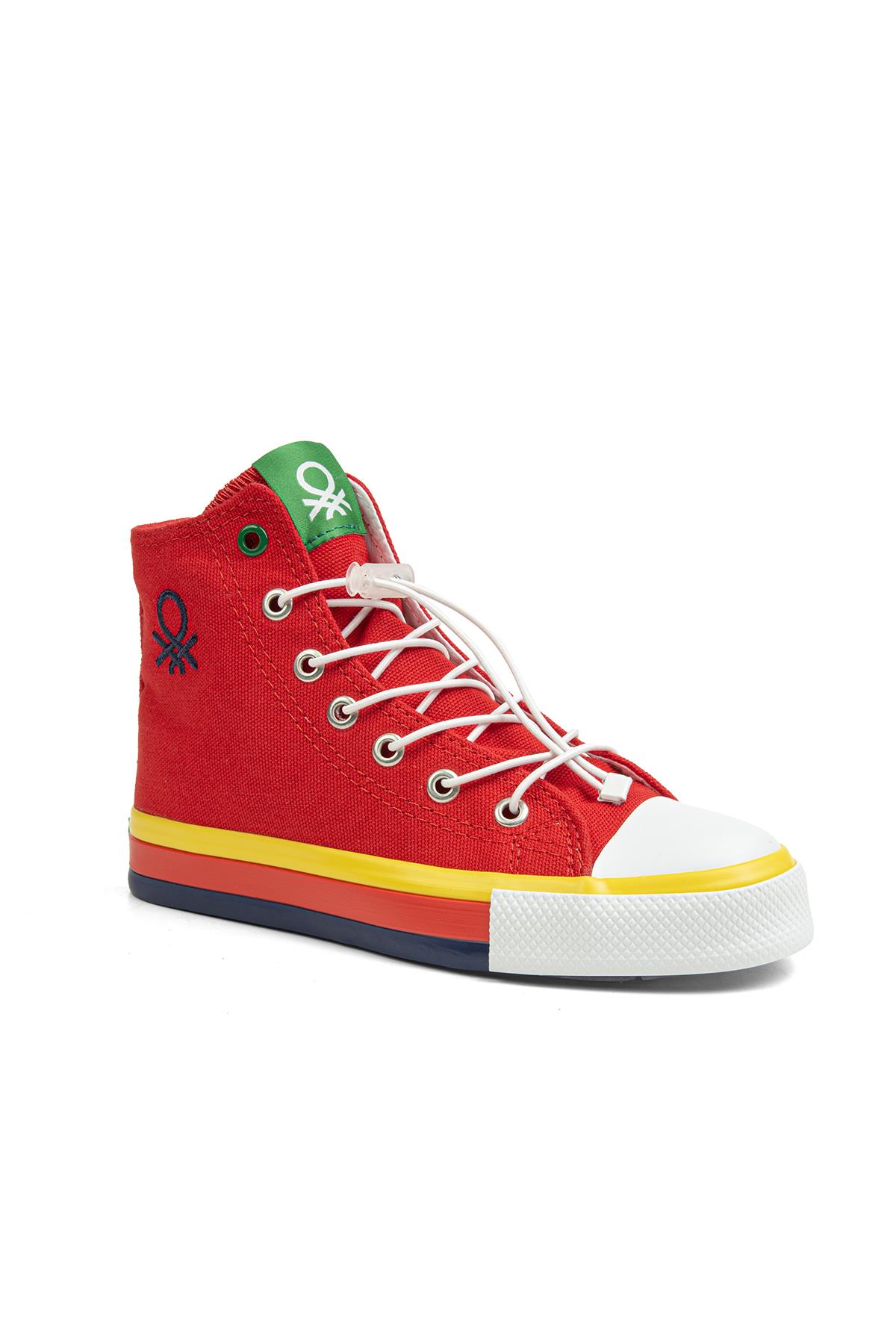 ® | BN-30193 - 3394 Kırmızı - Çocuk Spor Ayakkabı - Görsel 3