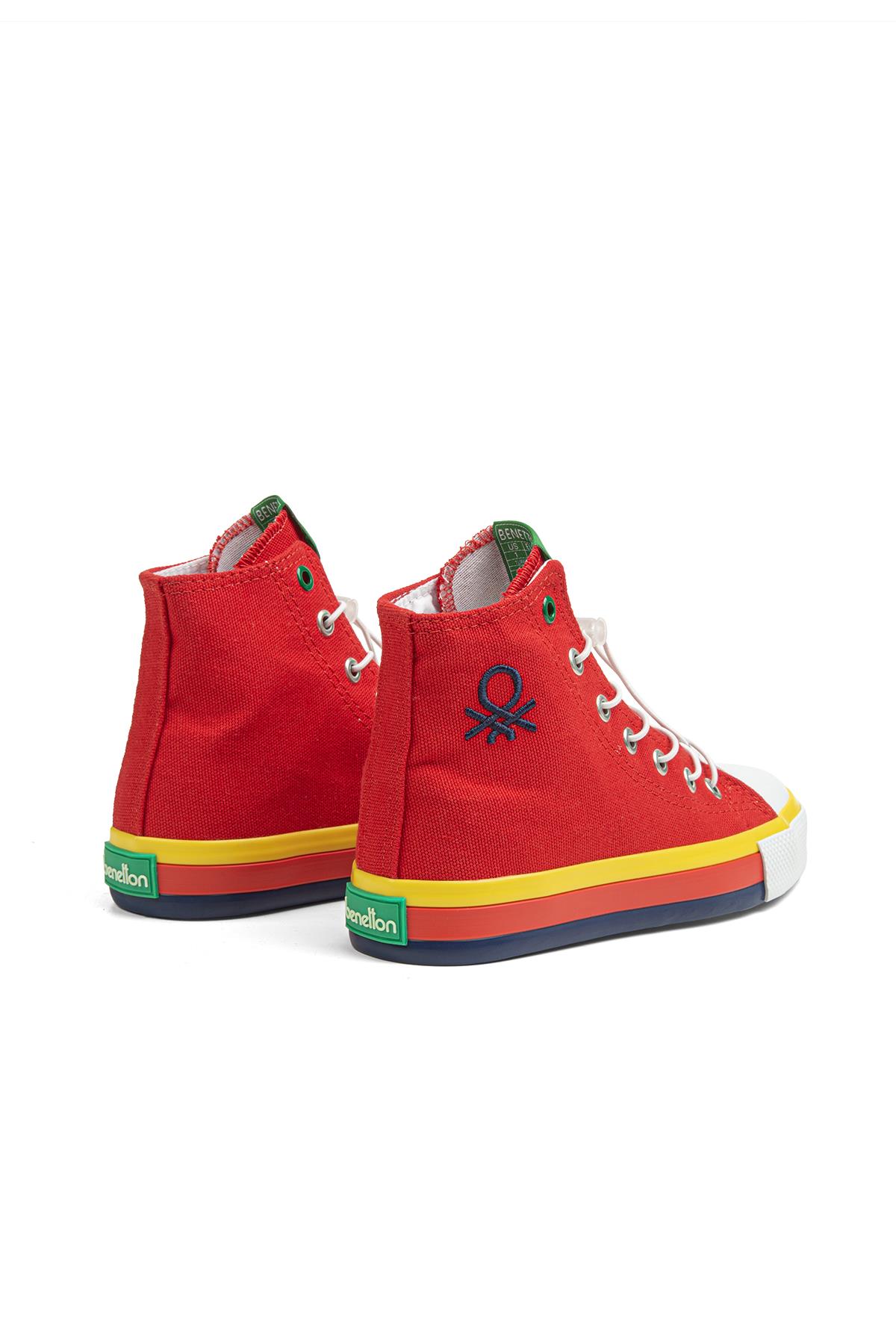 ® | BN-30193 - 3394 Kırmızı - Çocuk Spor Ayakkabı - Görsel 4