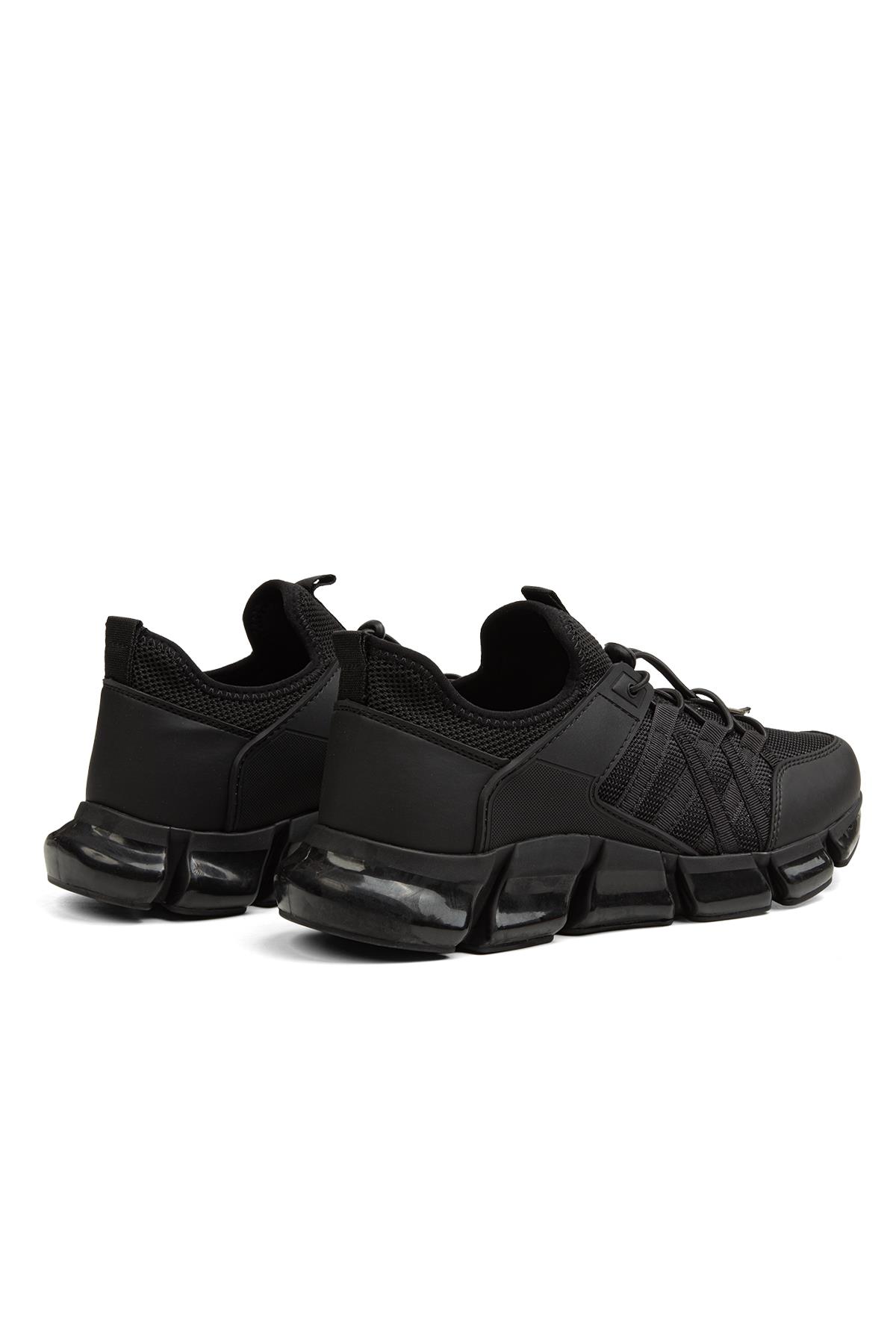 ® | PC-31364 - 3385 Siyah - Erkek Spor Ayakkabı - Görsel 4