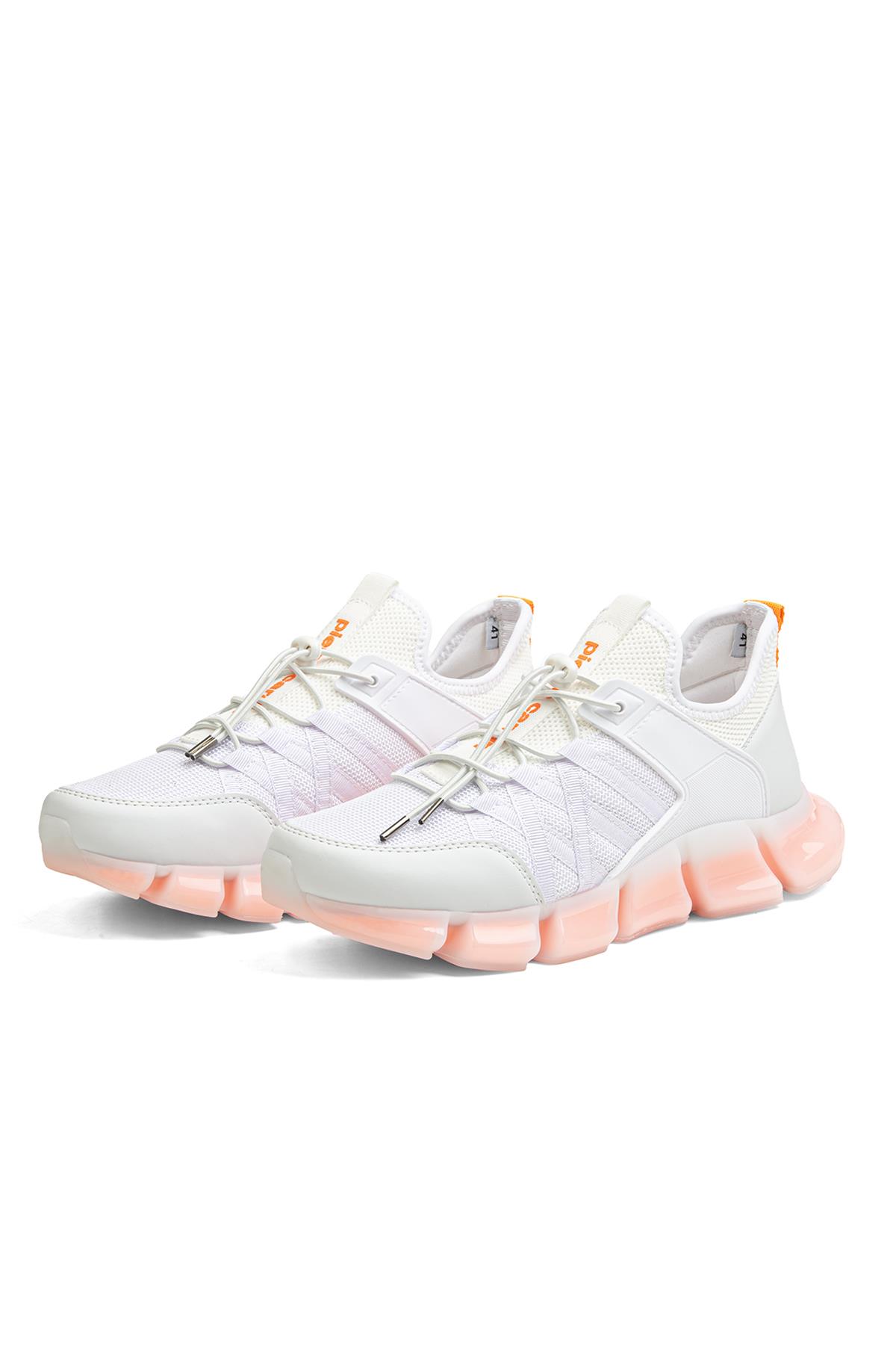 ® | PC-31364 - 3385 Beyaz - Erkek Spor Ayakkabı - Görsel 5