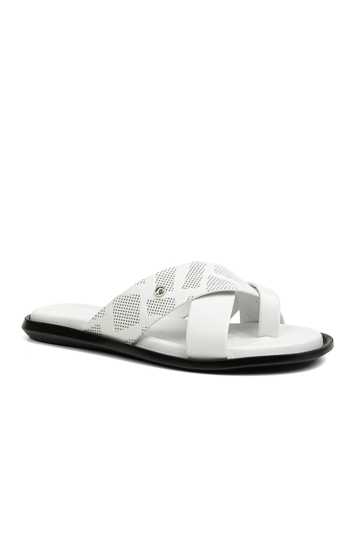 ® | PC-7120 - 2162 Beyaz - Erkek Terlik - Görsel 3
