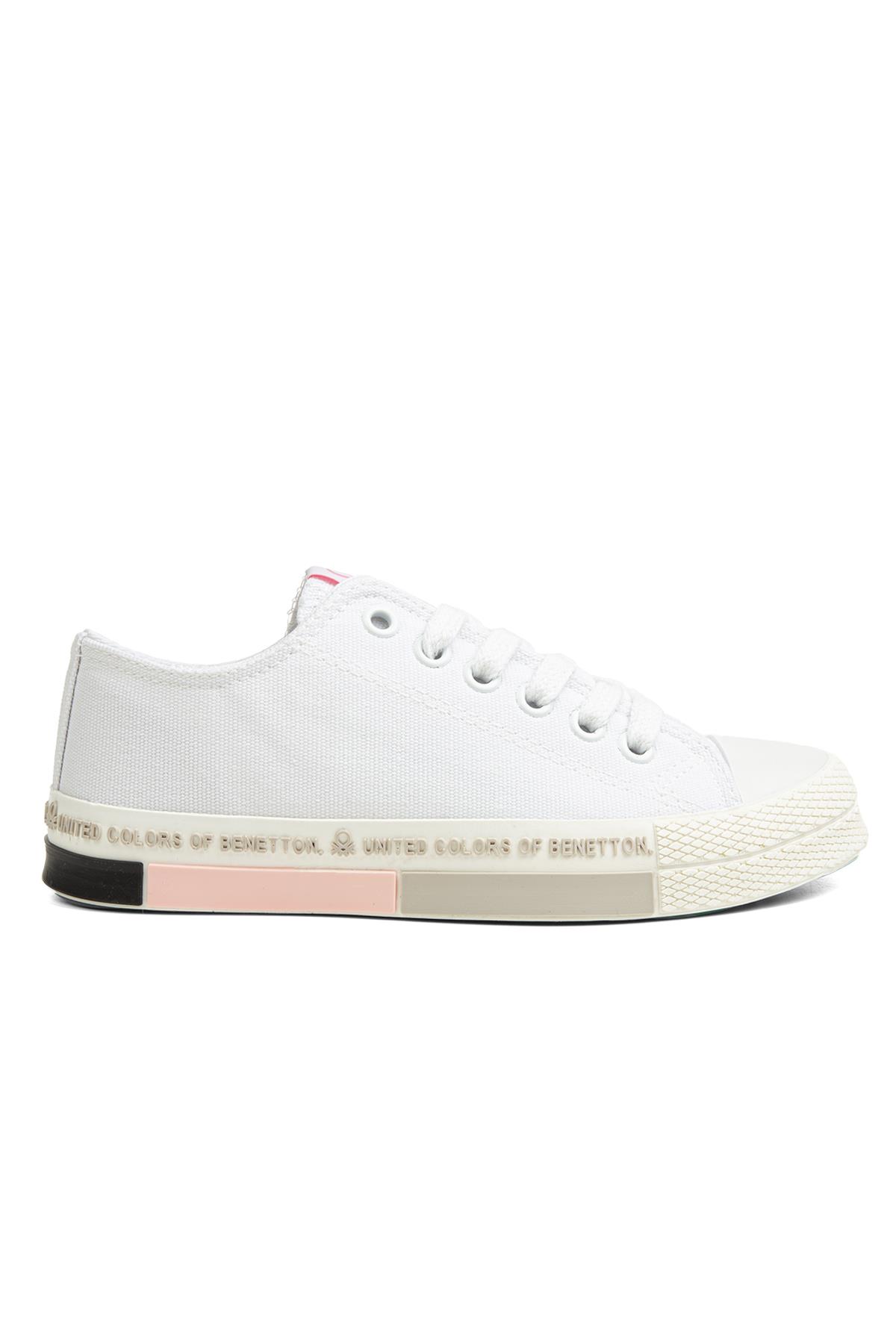 ® | BN-70017 - 3374 Beyaz Pudra - Kadın Spor Ayakkabı - Görsel 2