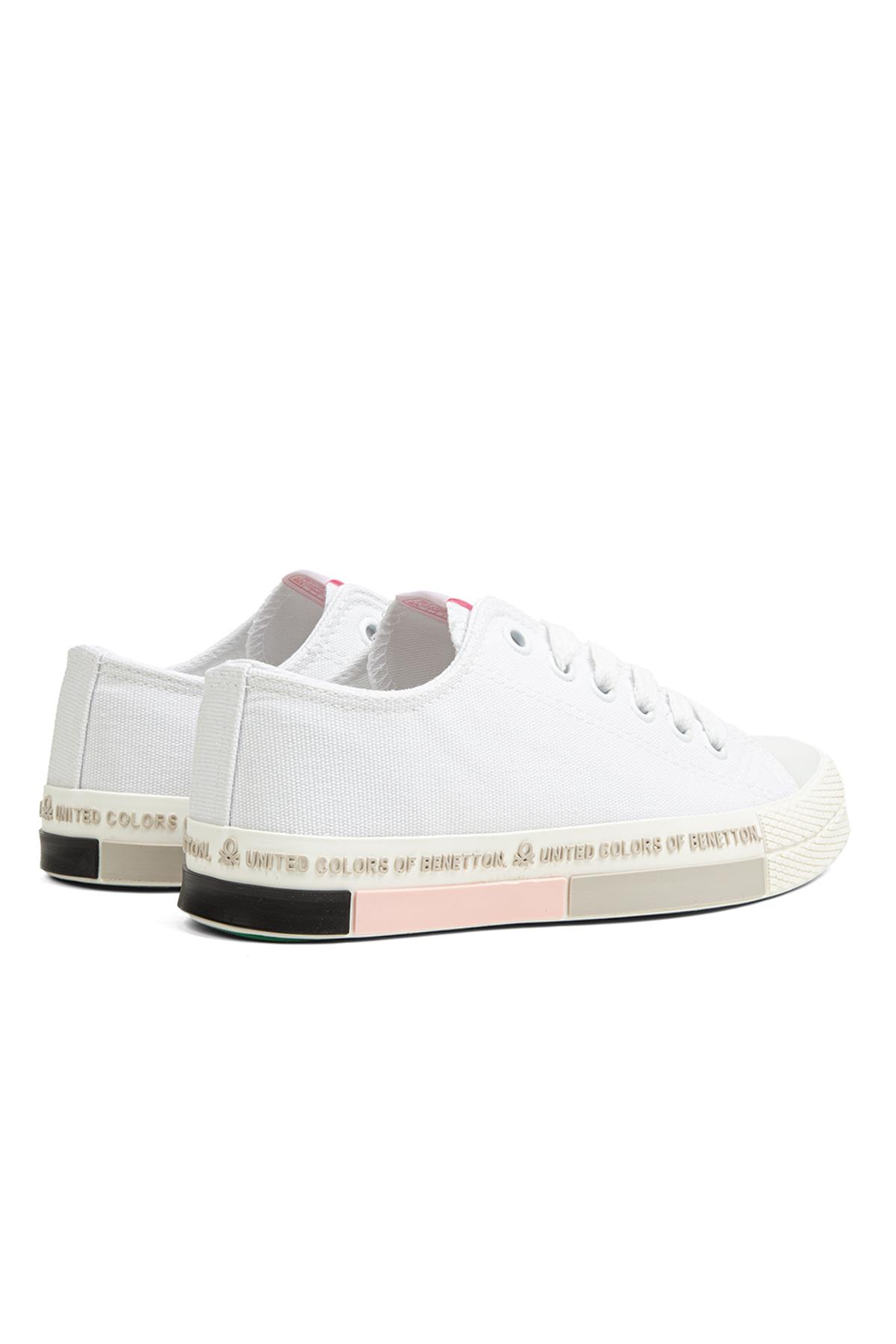 ® | BN-70017 - 3374 Beyaz Pudra - Kadın Spor Ayakkabı - Görsel 4