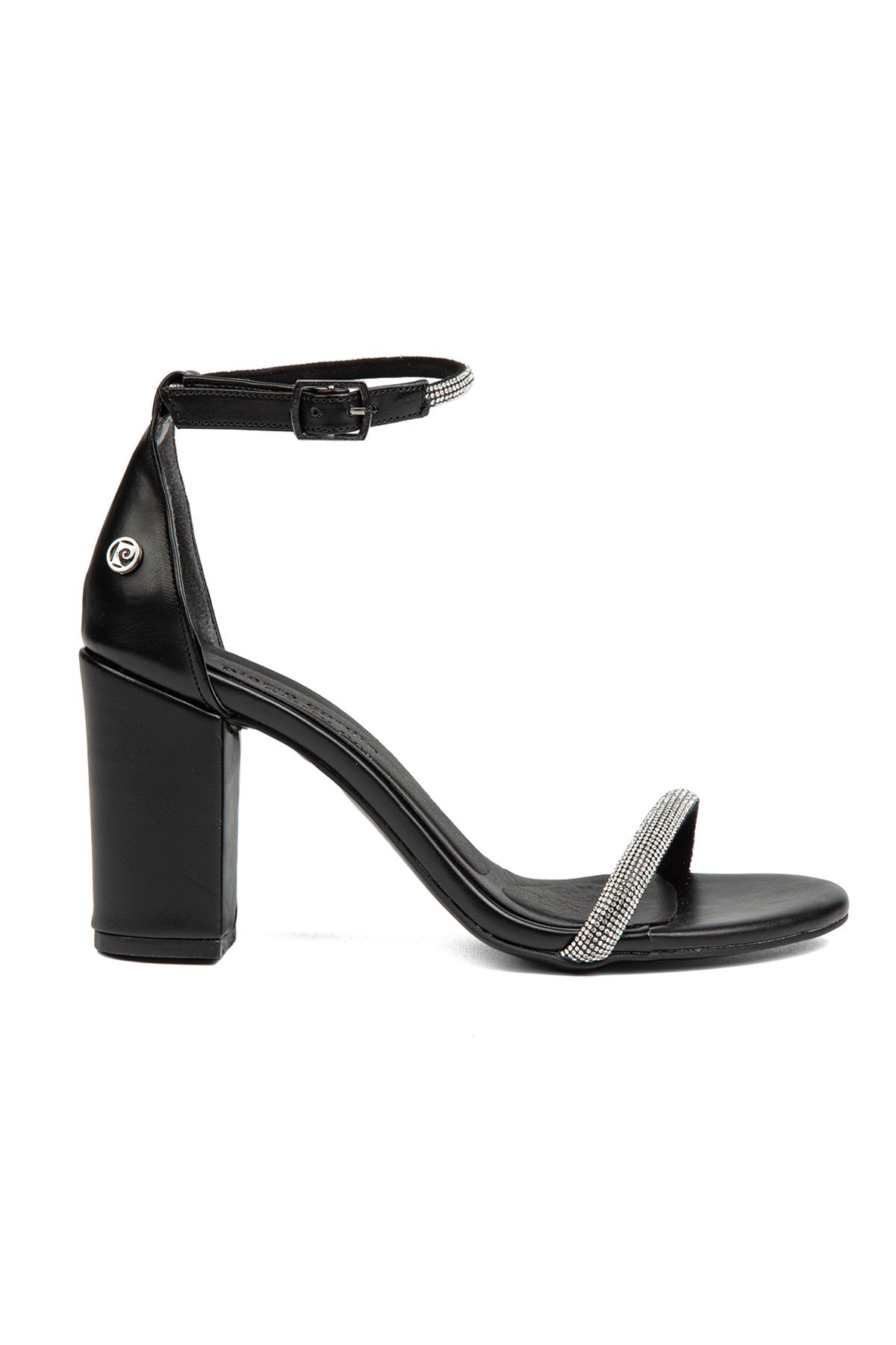 ® | PC-52205-3951 Siyah - Kadın Topuklu Ayakkabı - Görsel 2