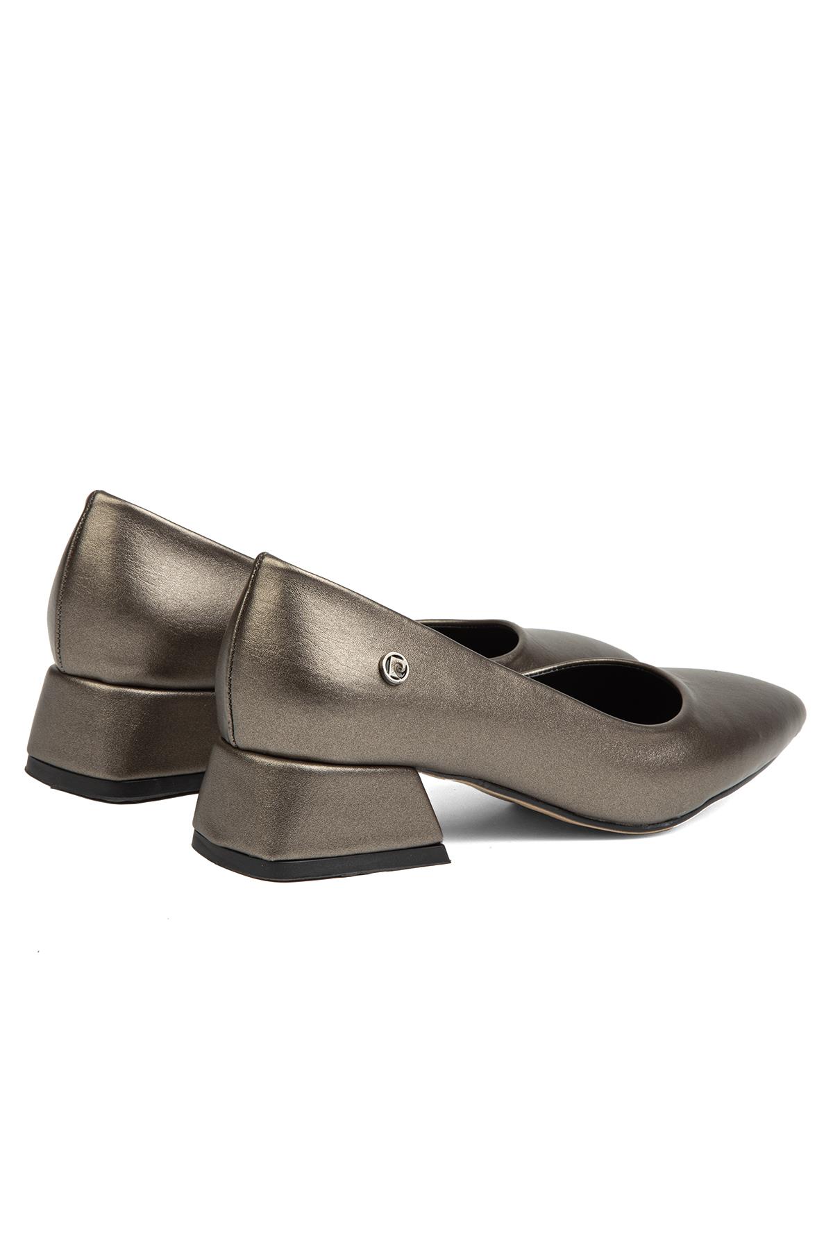 ® | PC-52009-3478 Platin Cilt - Kadın Topuklu Ayakkabı - Görsel 4