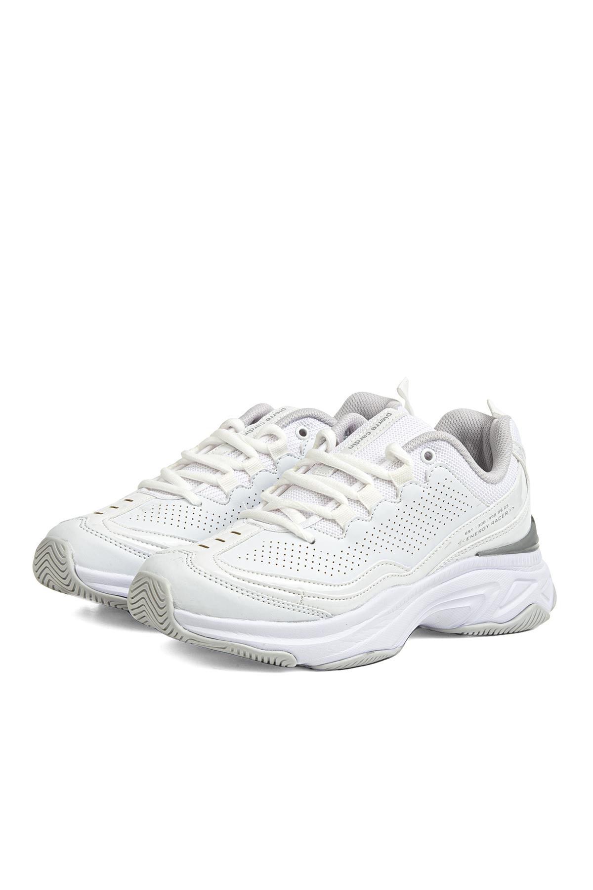 ® | PC-31310-3319 Beyaz - Kadın Spor Ayakkabı - Görsel 5