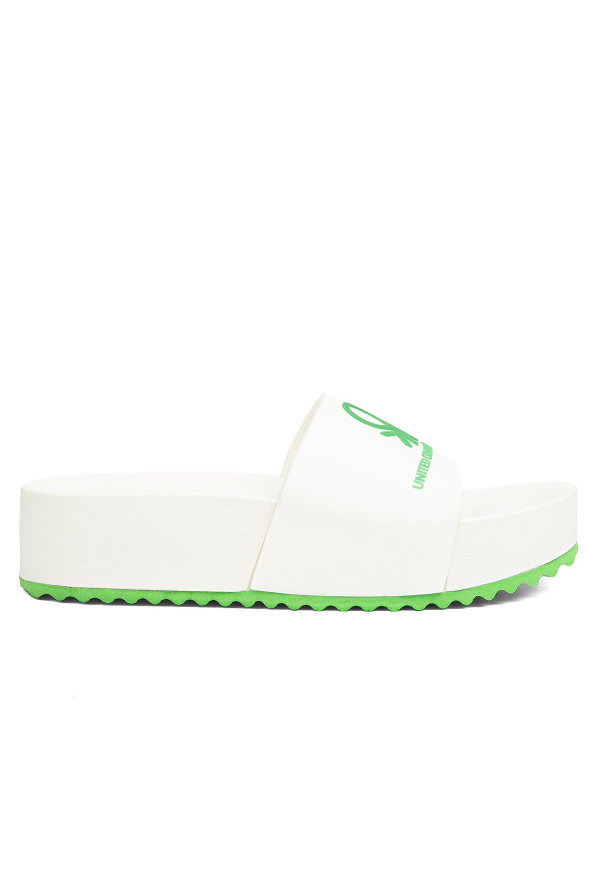 ® |BN-1211- 3489 Beyaz - Kadın terlik - Görsel 2