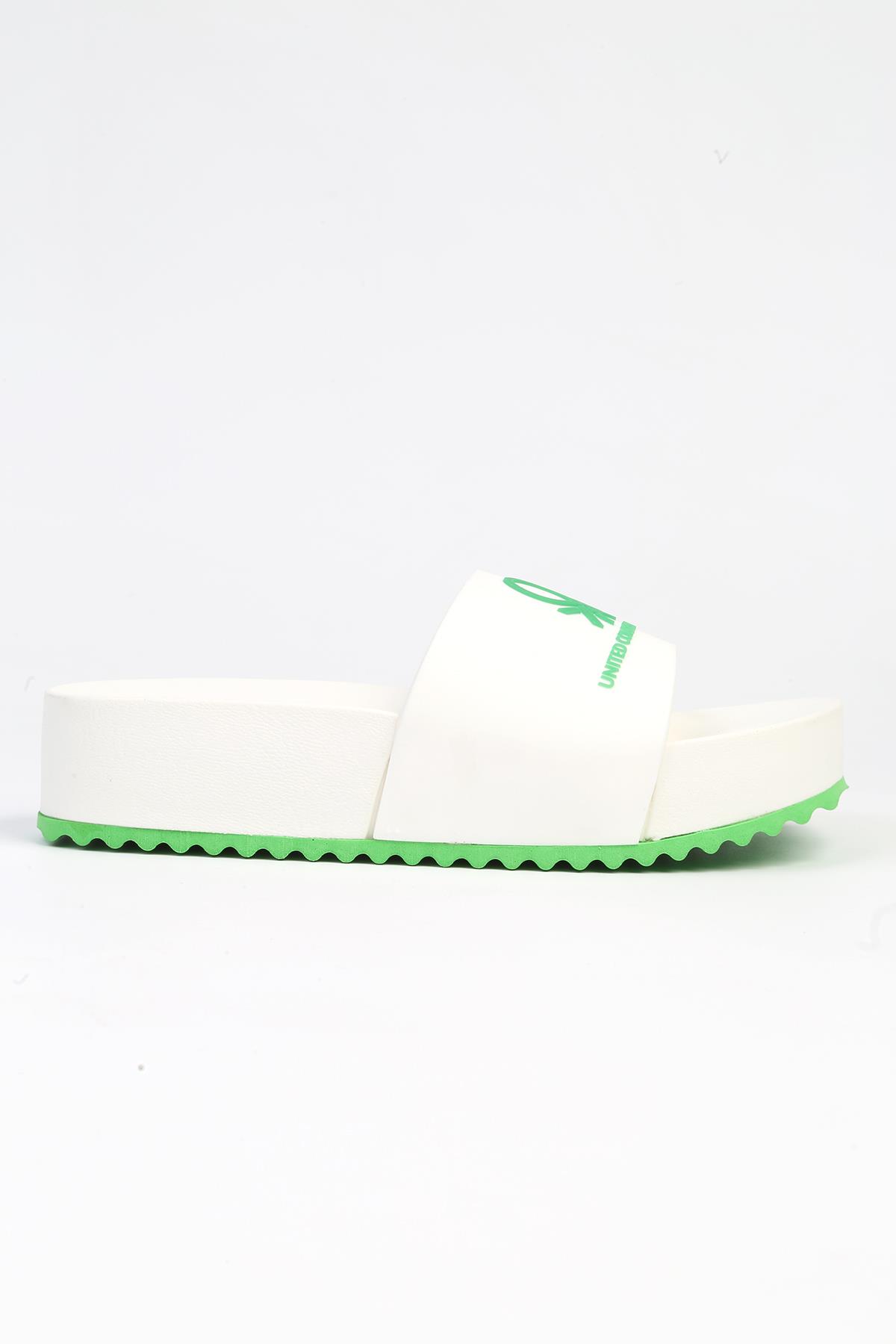 ® |BN-1211- 3489 Beyaz - Kadın terlik - Görsel 7