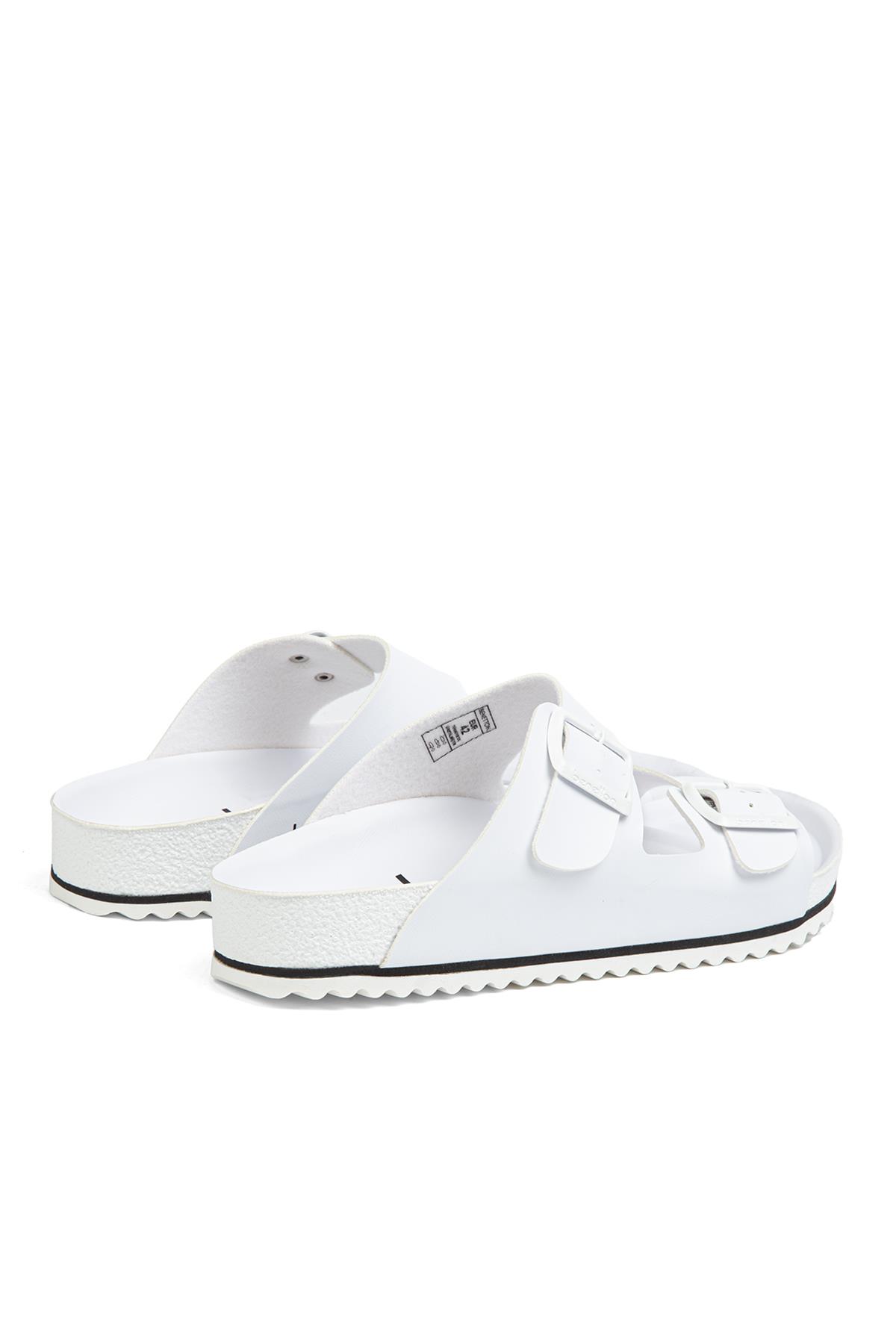 ® | BN-1322 - 3489 Beyaz - Erkek Terlik - Görsel 4
