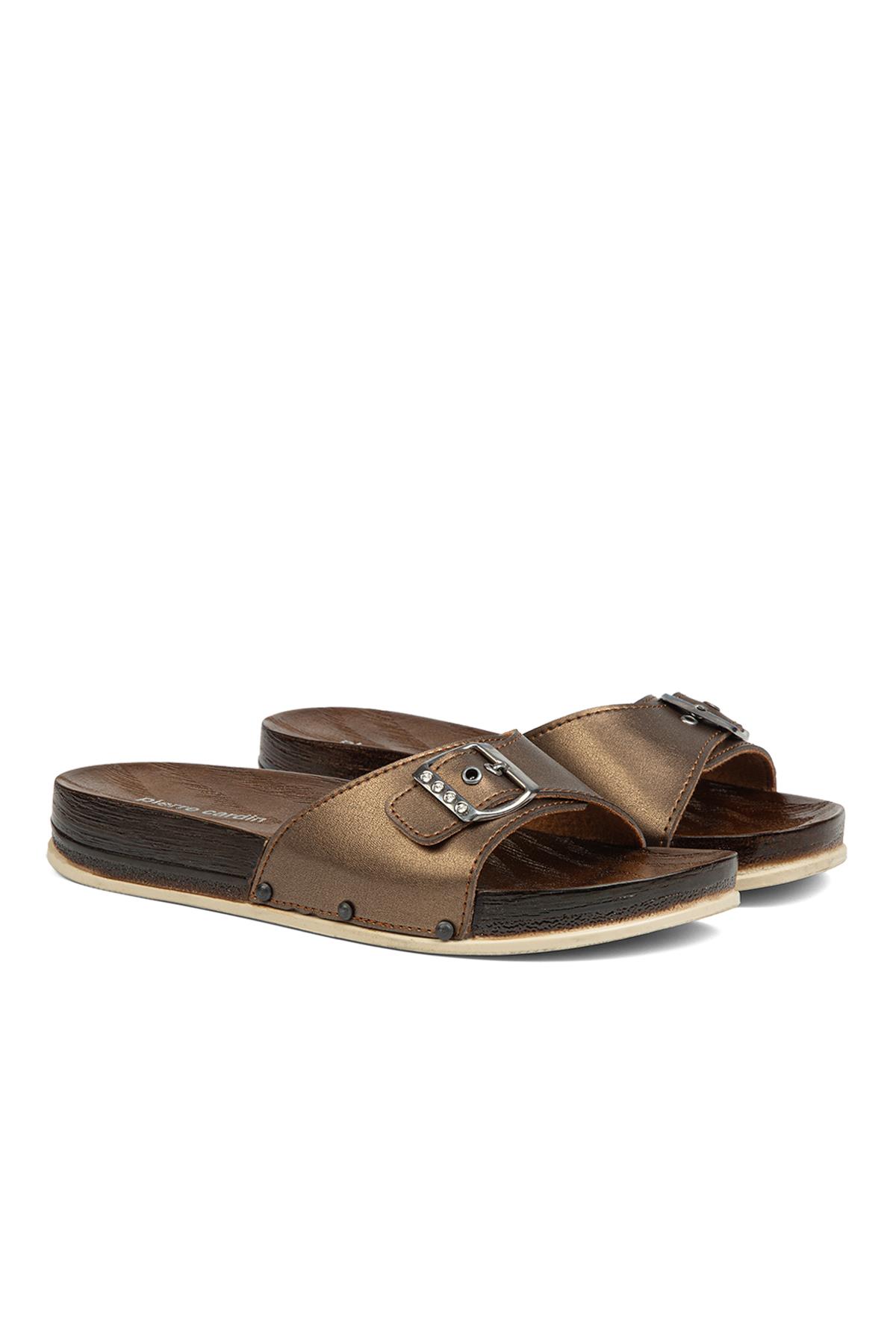 Piere Cardin® | PC-7026-Bronz - Kadın Terlik - Görsel 3
