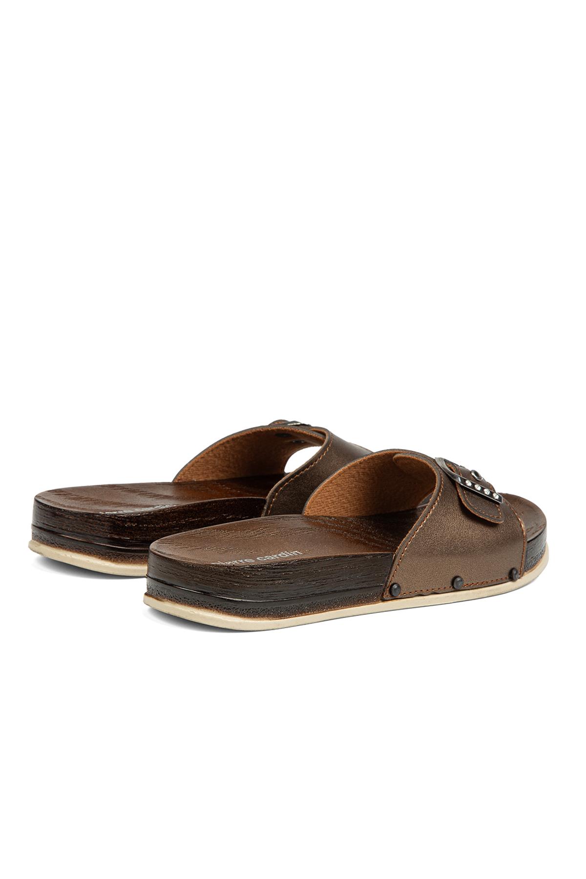Piere Cardin® | PC-7026-Bronz - Kadın Terlik - Görsel 4