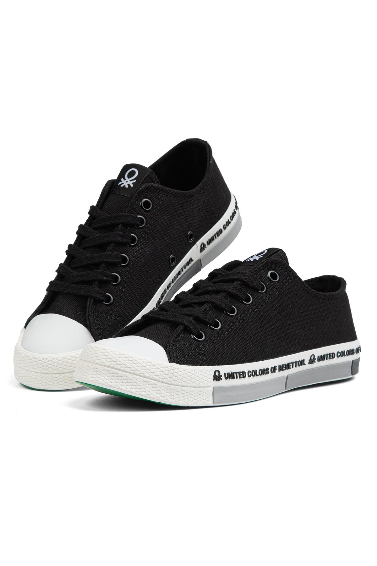 ® | BN-70018 - Siyah Beyaz - Erkek Spor Ayakkabı - Görsel 5