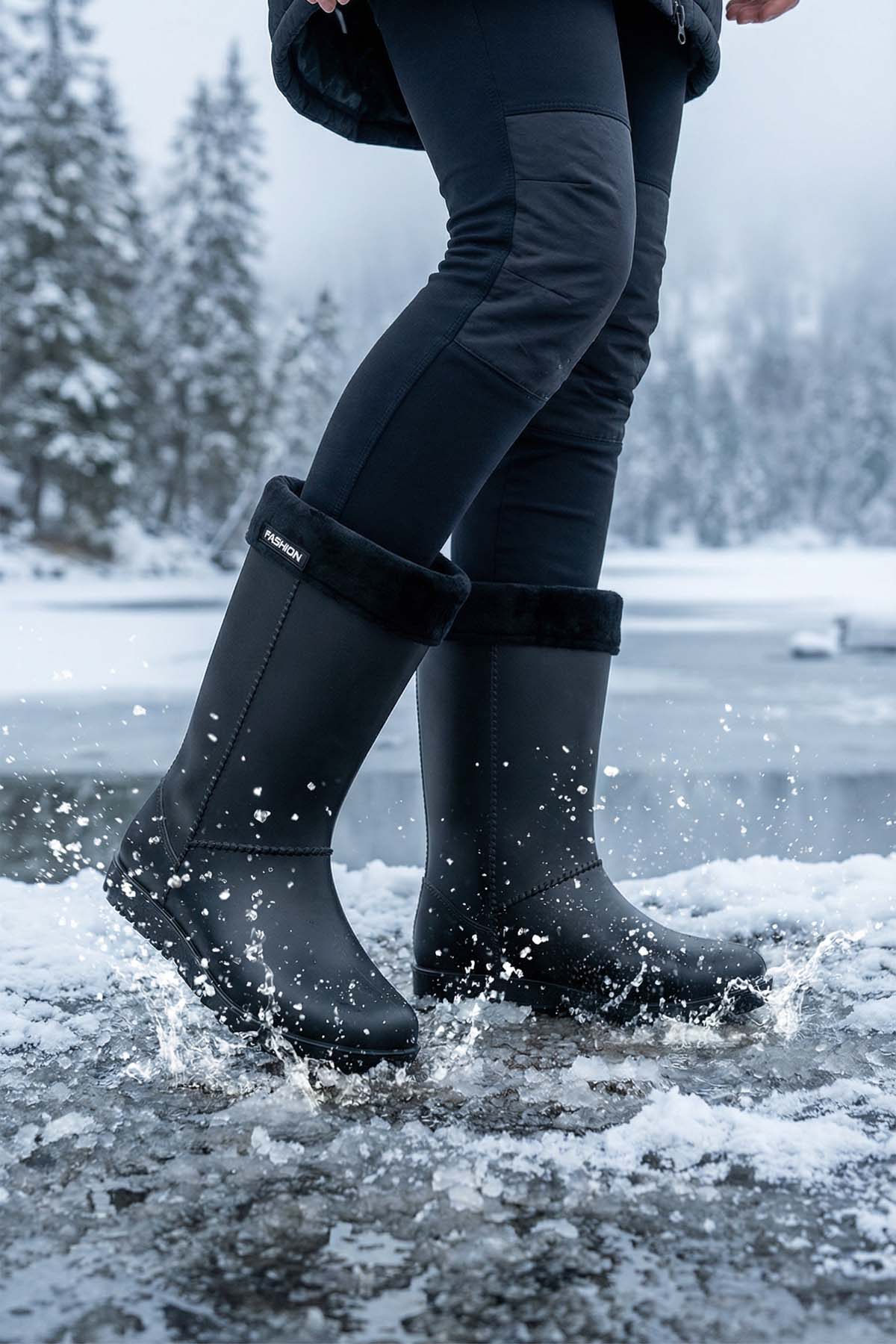 Kışlık Kadın Çizme - Görsel 2