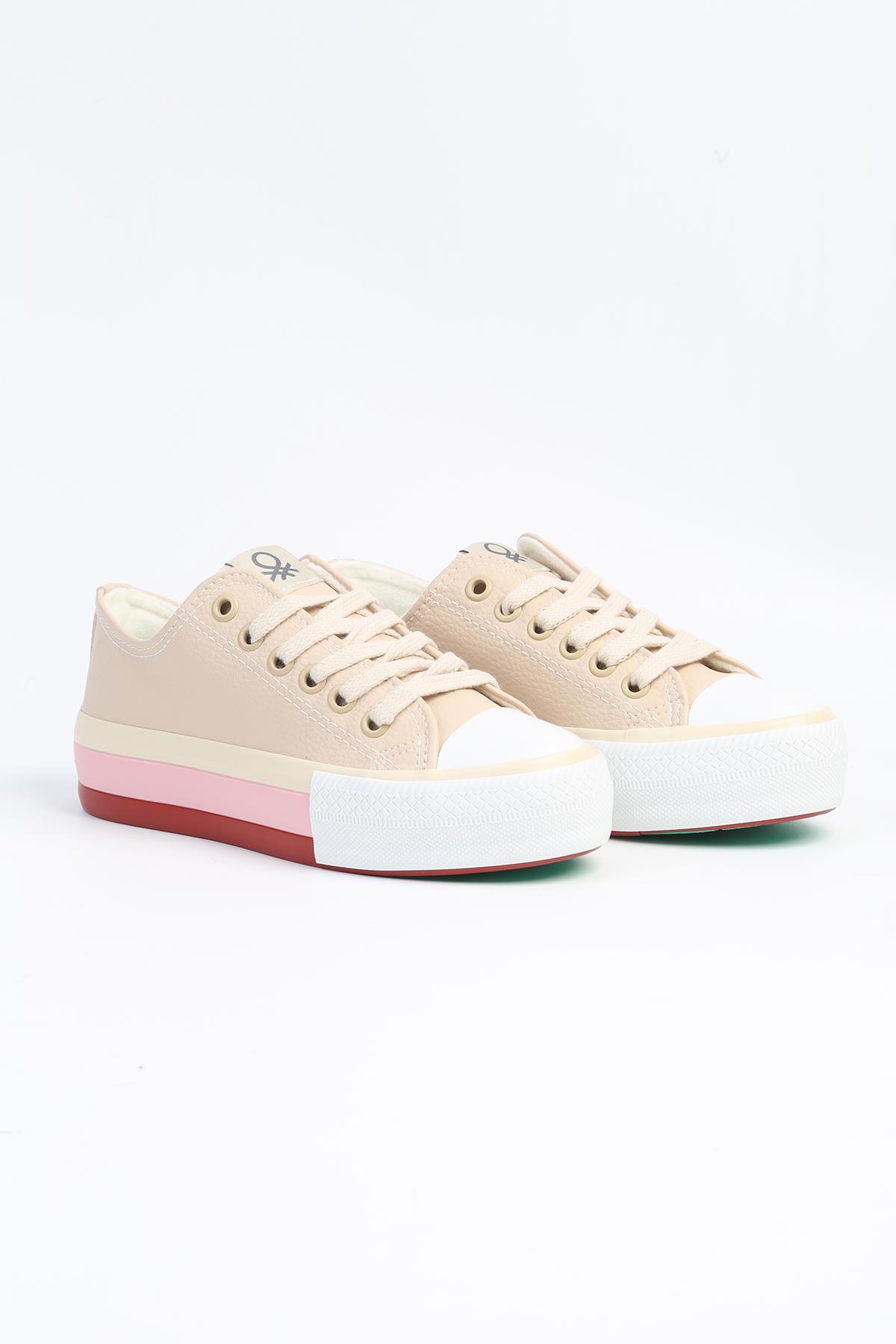 ® | BN-31121 - 3114 Bej - Kadın Spor Ayakkabı - Görsel 3