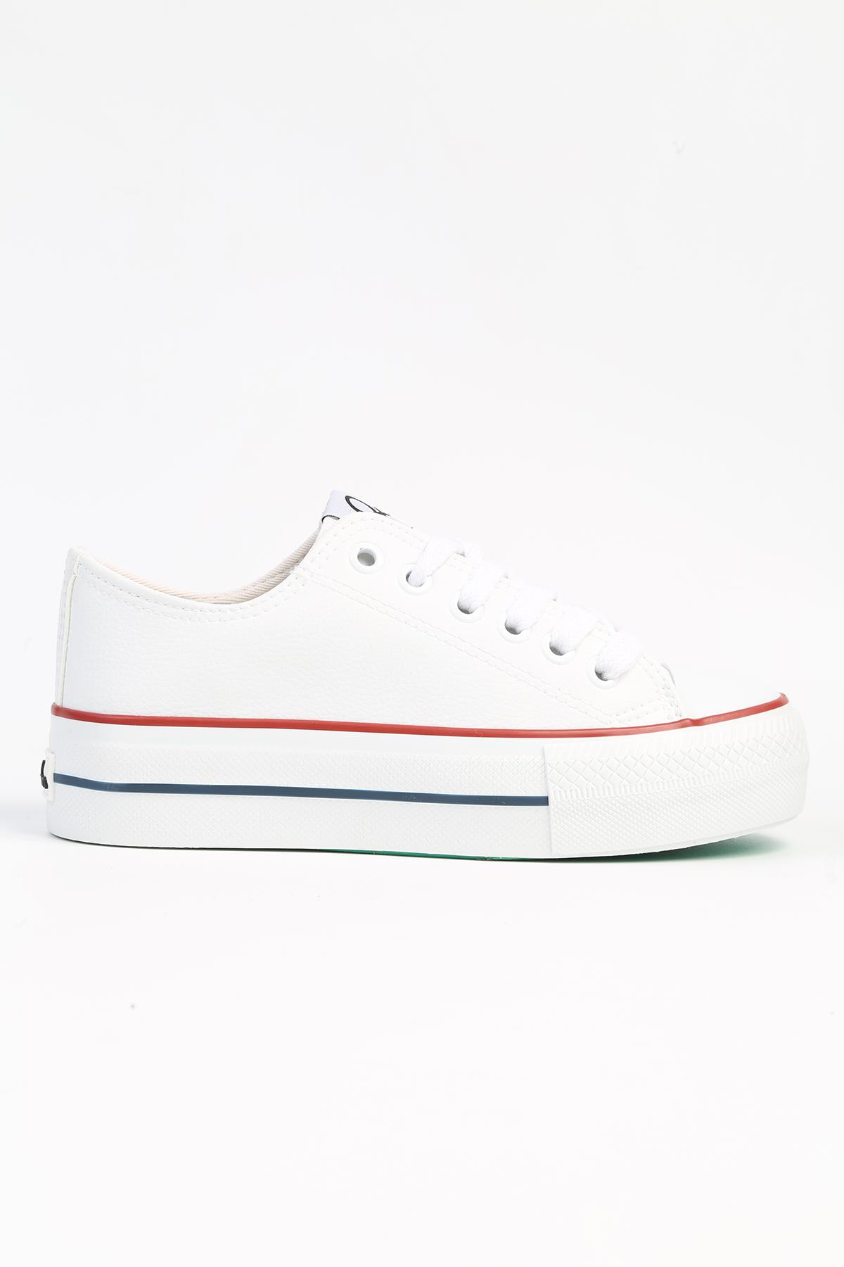 ® | BN-31122 - 3114 Beyaz - Kadın Spor Ayakkabı - Görsel 2