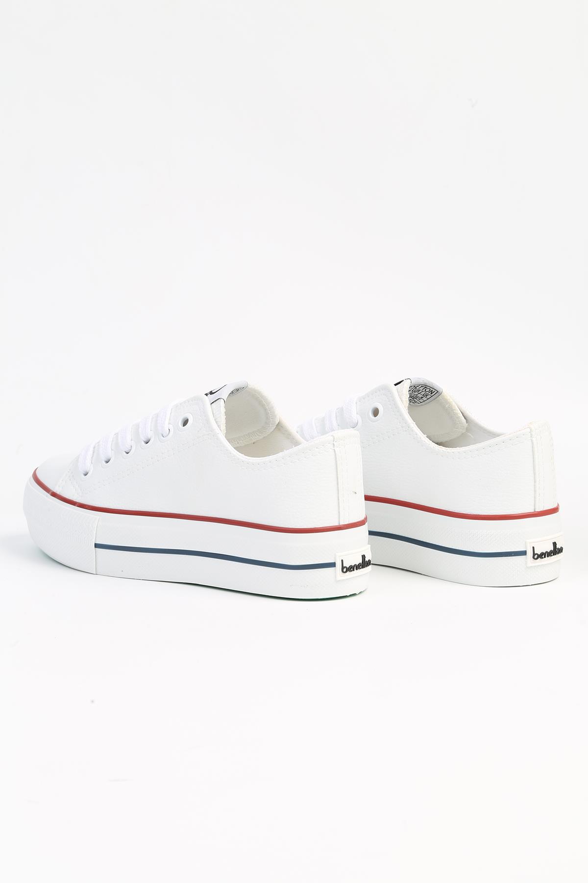 ® | BN-31122 - 3114 Beyaz - Kadın Spor Ayakkabı - Görsel 4