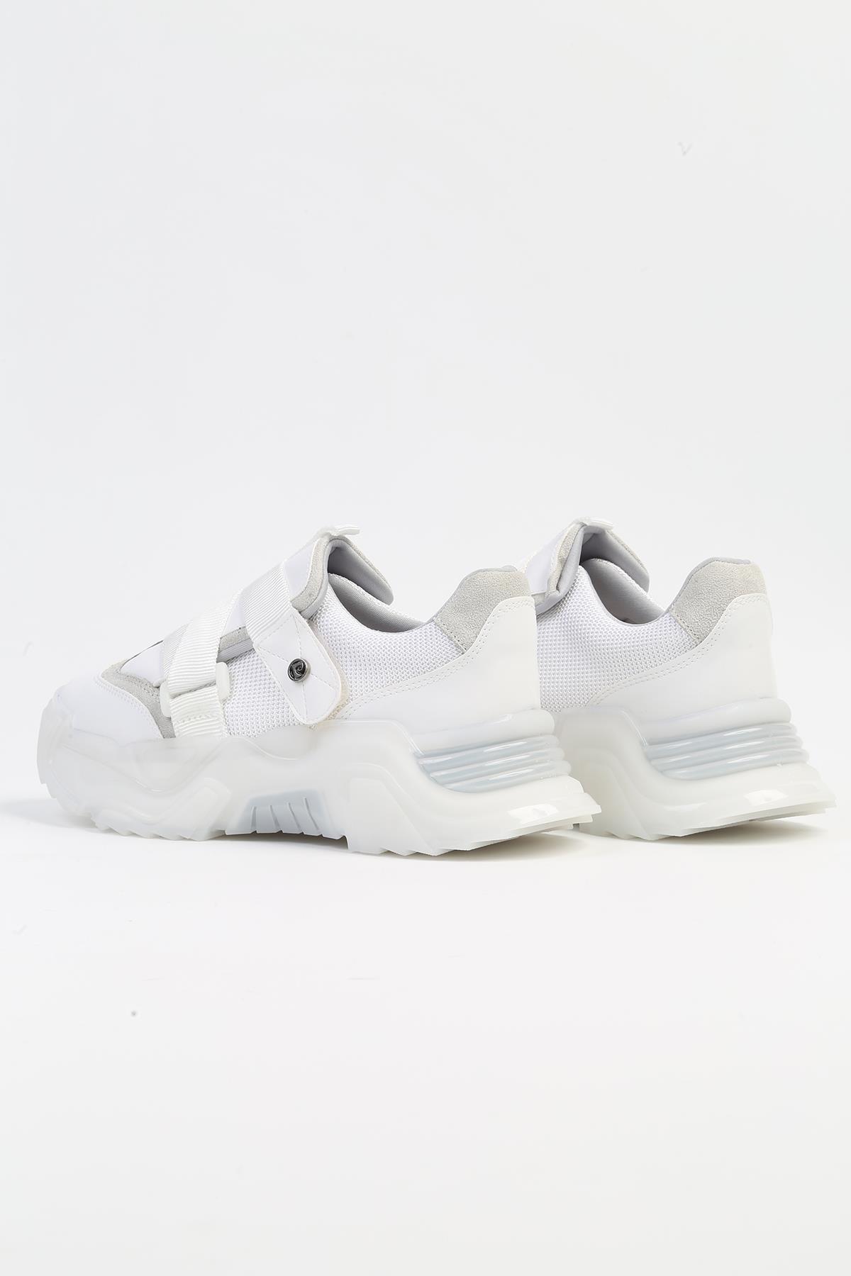® | PC-52556 - 3959 Beyaz - Kadın Spor Ayakkabı - Görsel 4