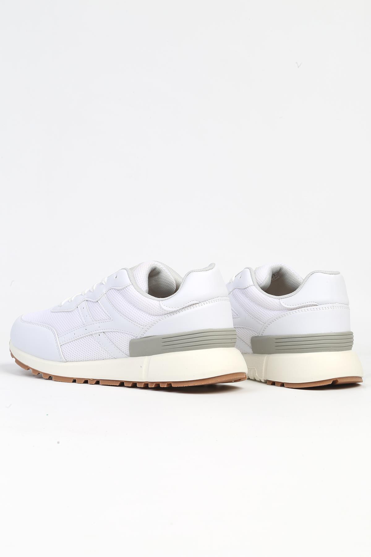 ® | BN-30988-3319 Beyaz - Erkek Spor Ayakkabı - Görsel 4