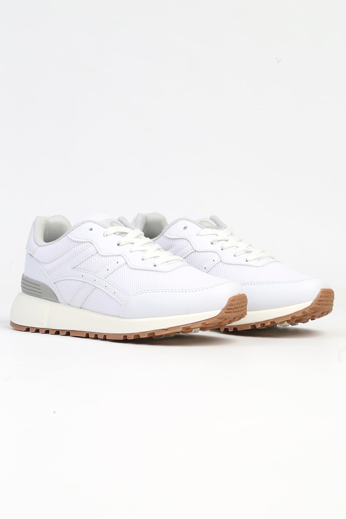 ® | BN-30984- 3319 Beyaz - Kadın Spor Ayakkabı - Görsel 3