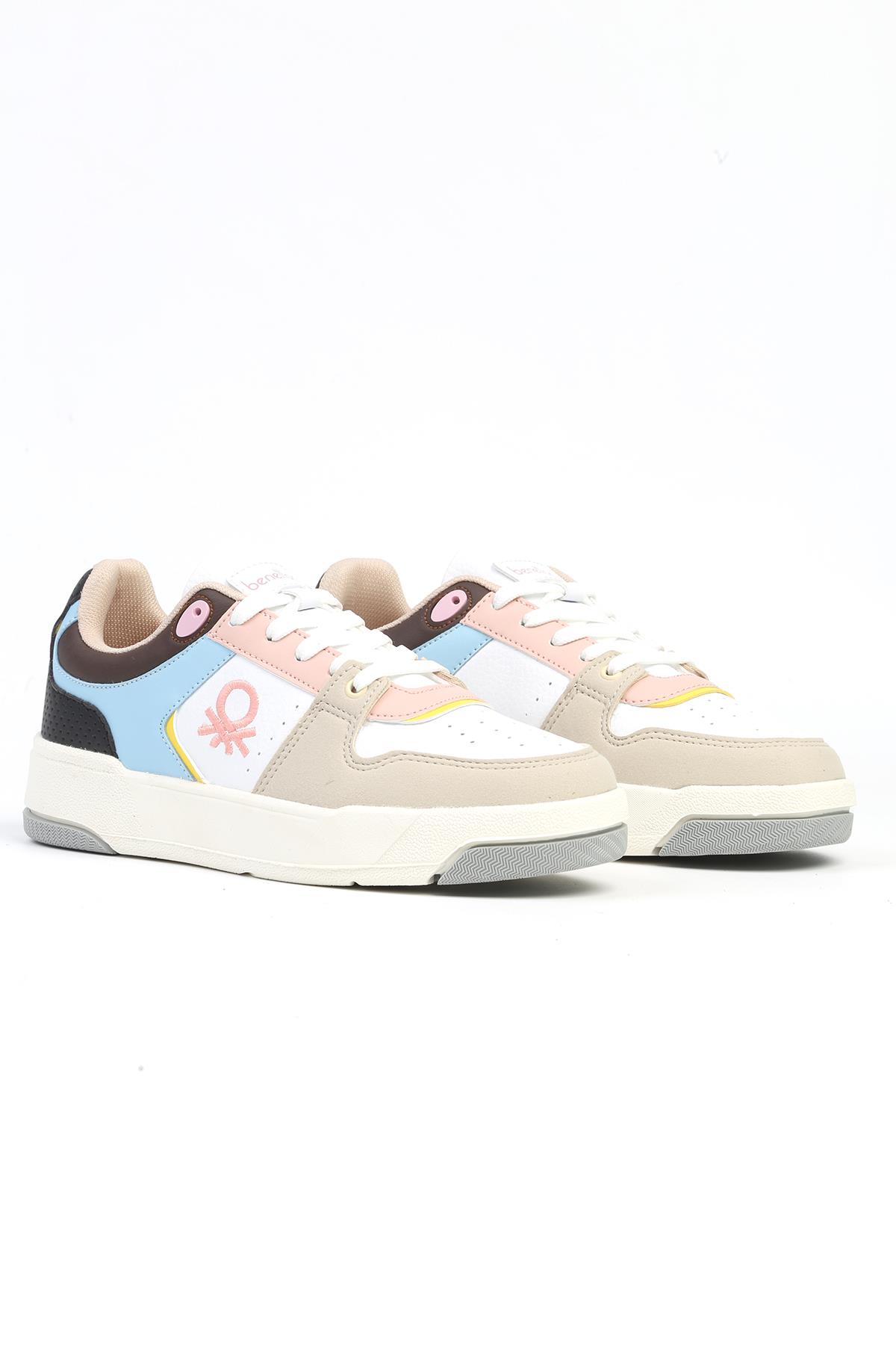 ® | BN-31211 - 3471 Beyaz Pudra - Kadın Spor Ayakkabı - Görsel 3