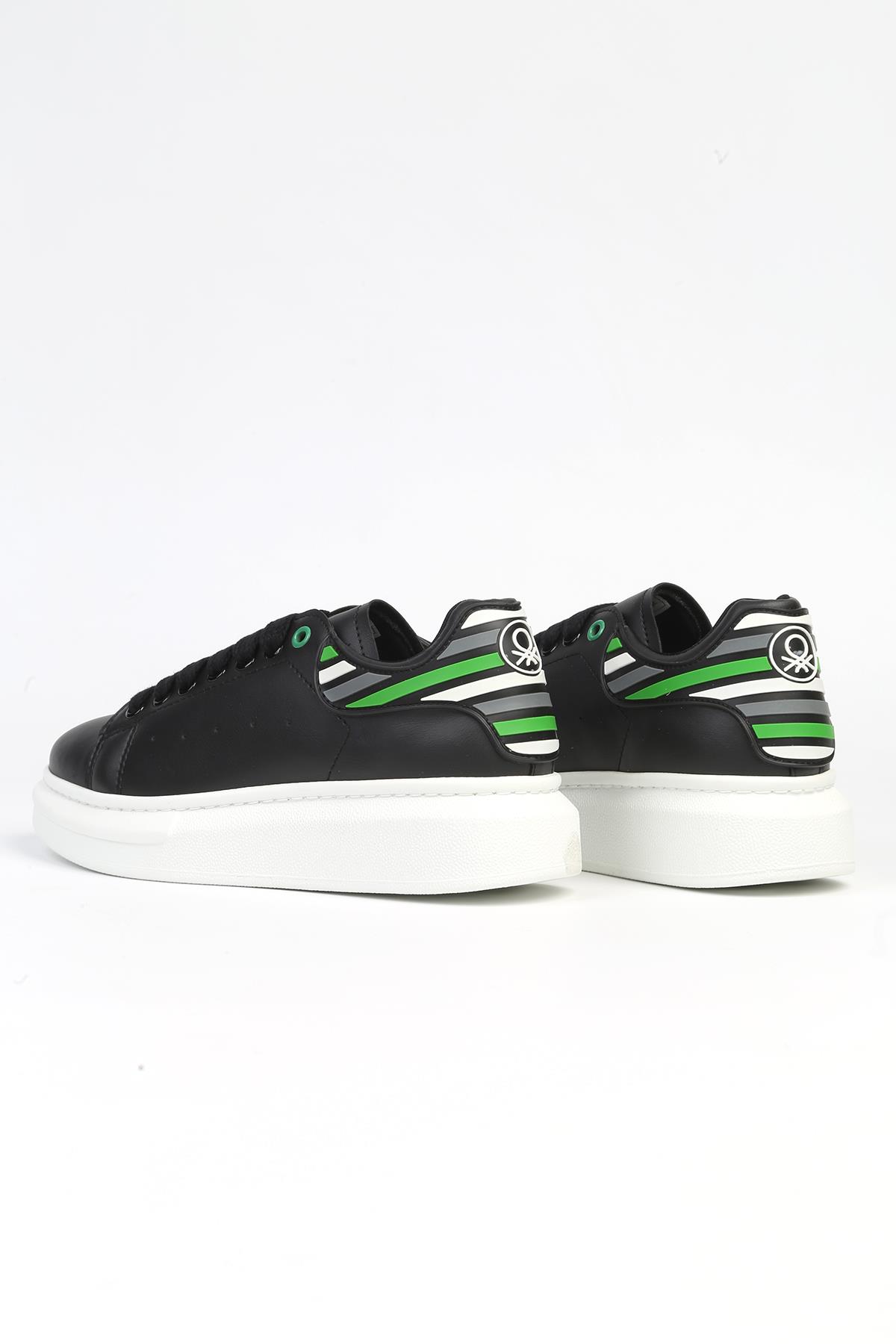 ® | BN-30135 - 3488 Siyah Beyaz - Kadın Spor Ayakkabı - Görsel 4