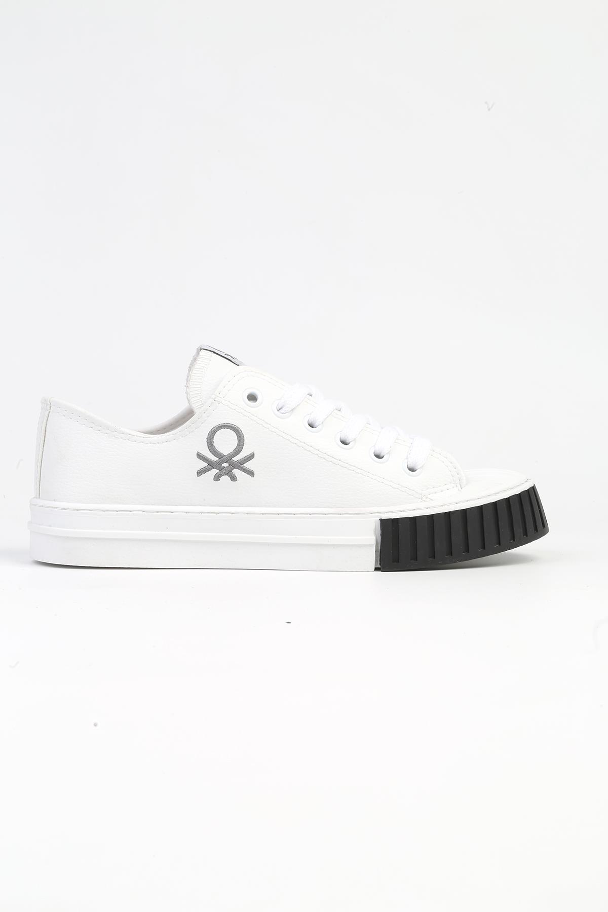 ® | BN-30551 -Beyaz Siyah - Erkek Spor Ayakkabı - Görsel 2