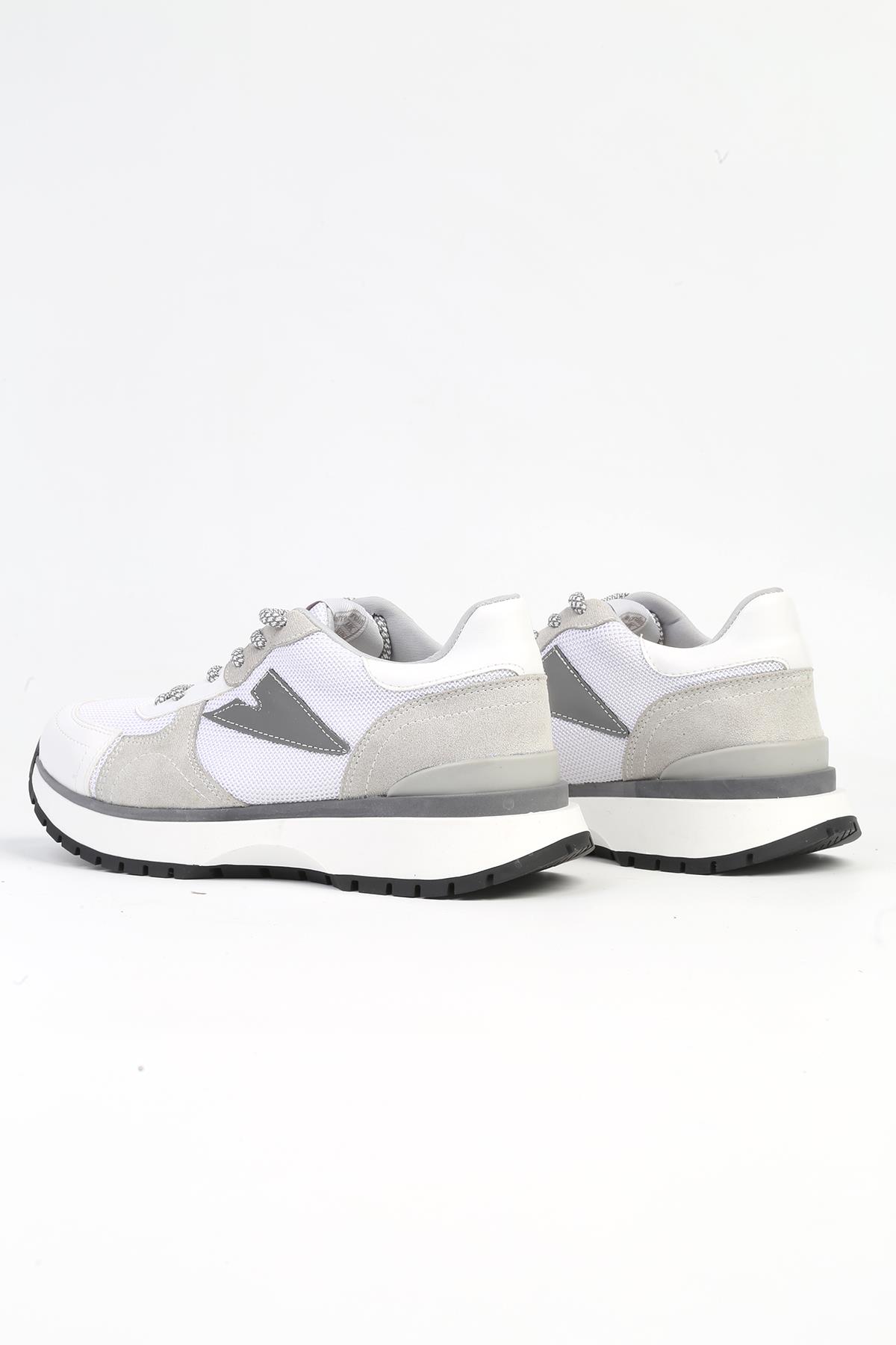 ® | PC-52555 - 3959 Beyaz - Kadın Sneaker - Görsel 4