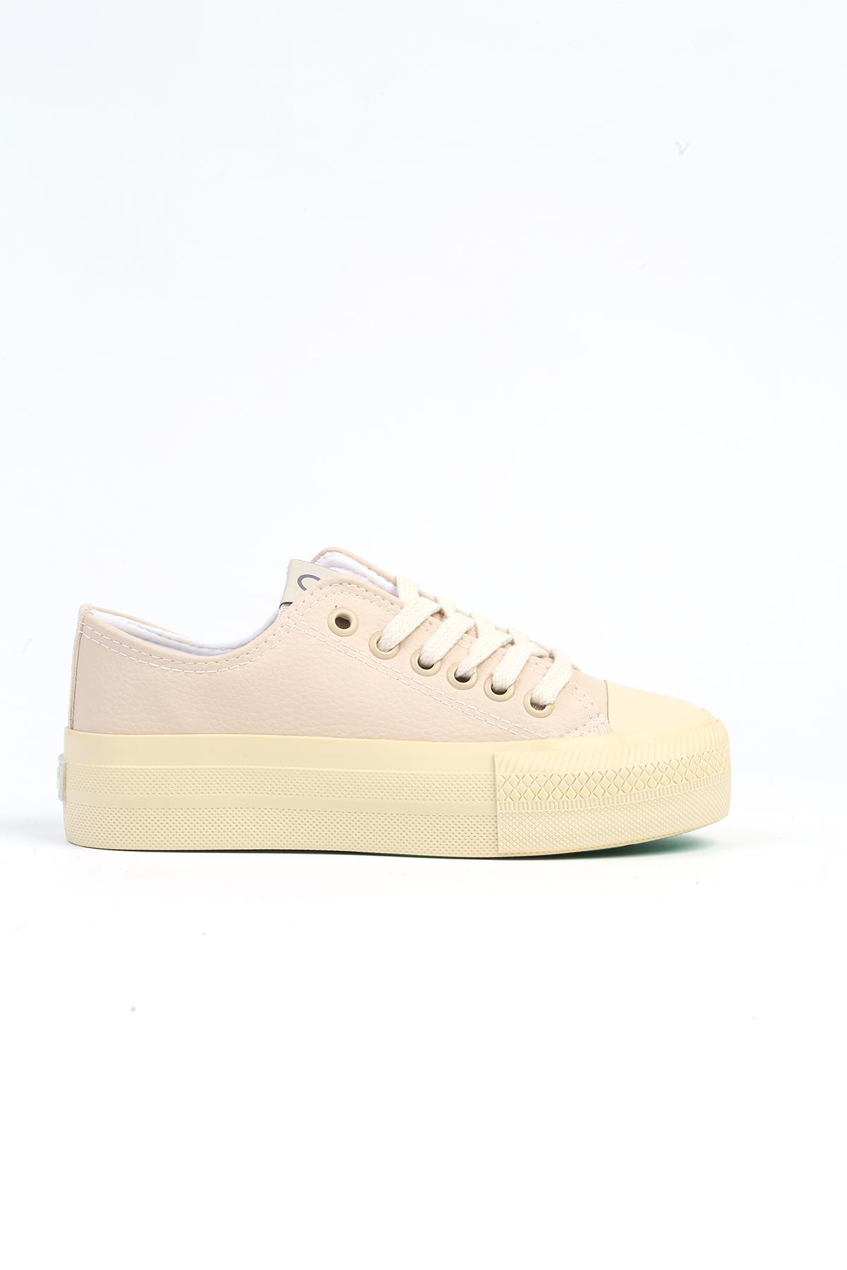 ® | BN-31131 - Bej-Kadın Spor Ayakkabı - Görsel 2