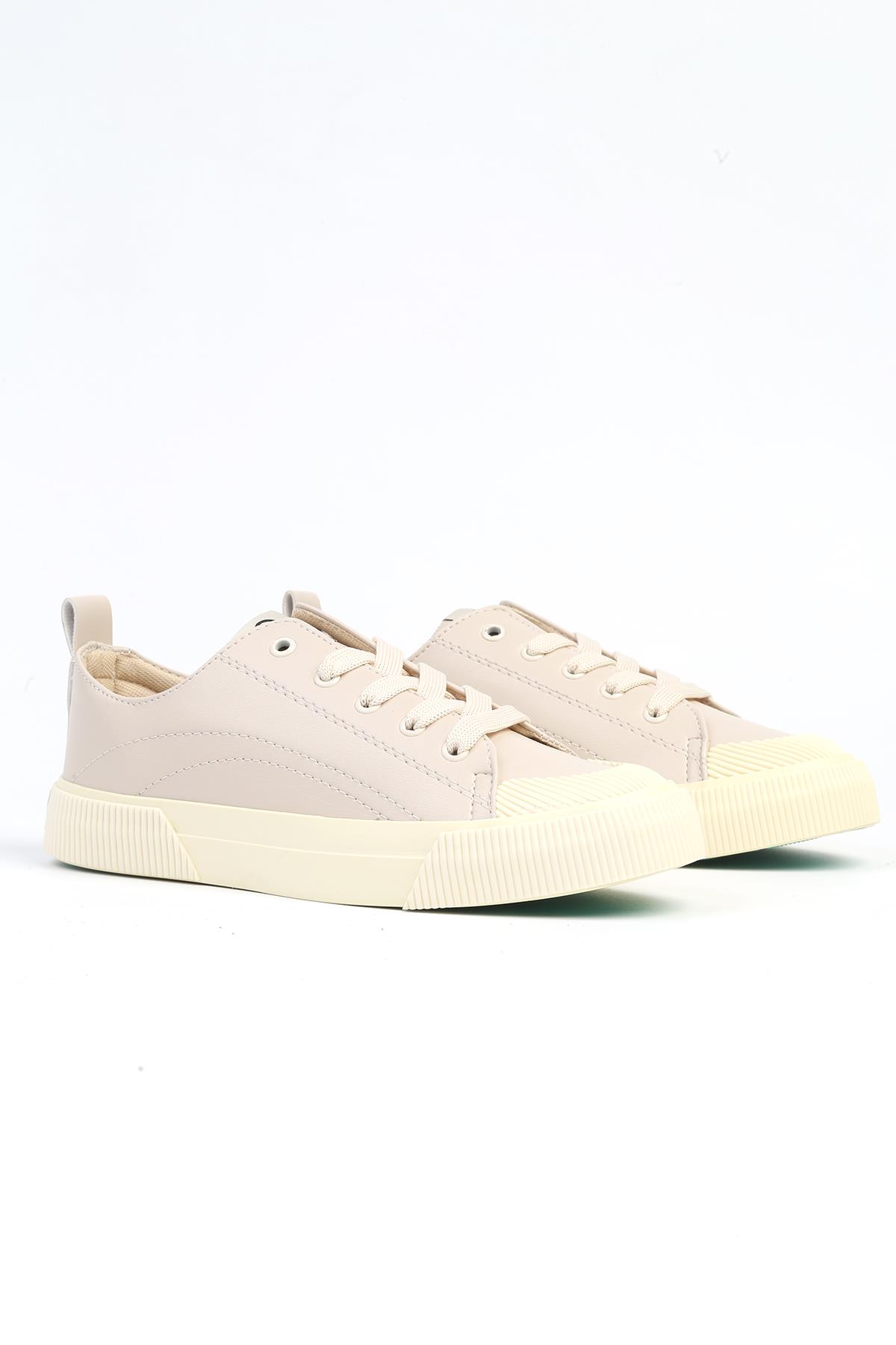 ® | BN-31034 - Bej- Kadın Spor Ayakkabı - Görsel 3