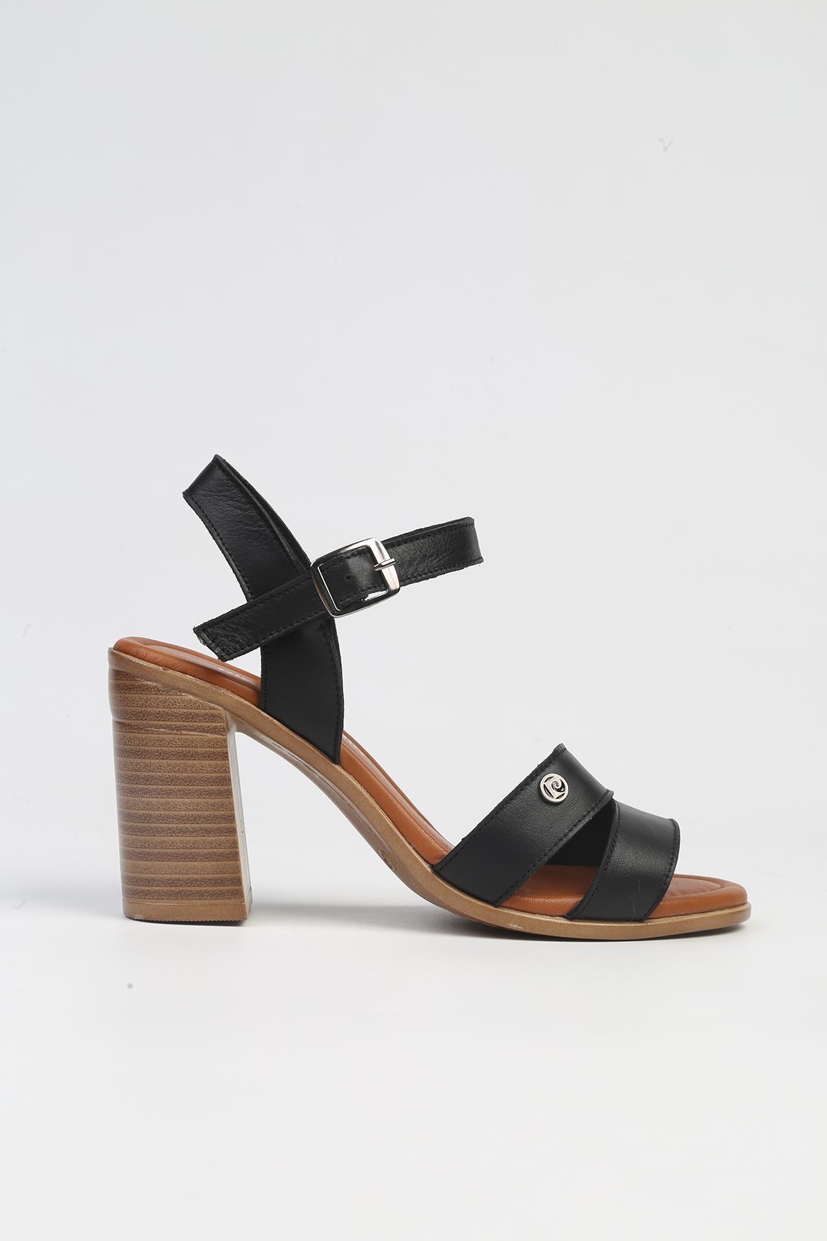 ® | PC-7215- Siyah-Kadın Topuklu Ayakkabı - Görsel 2