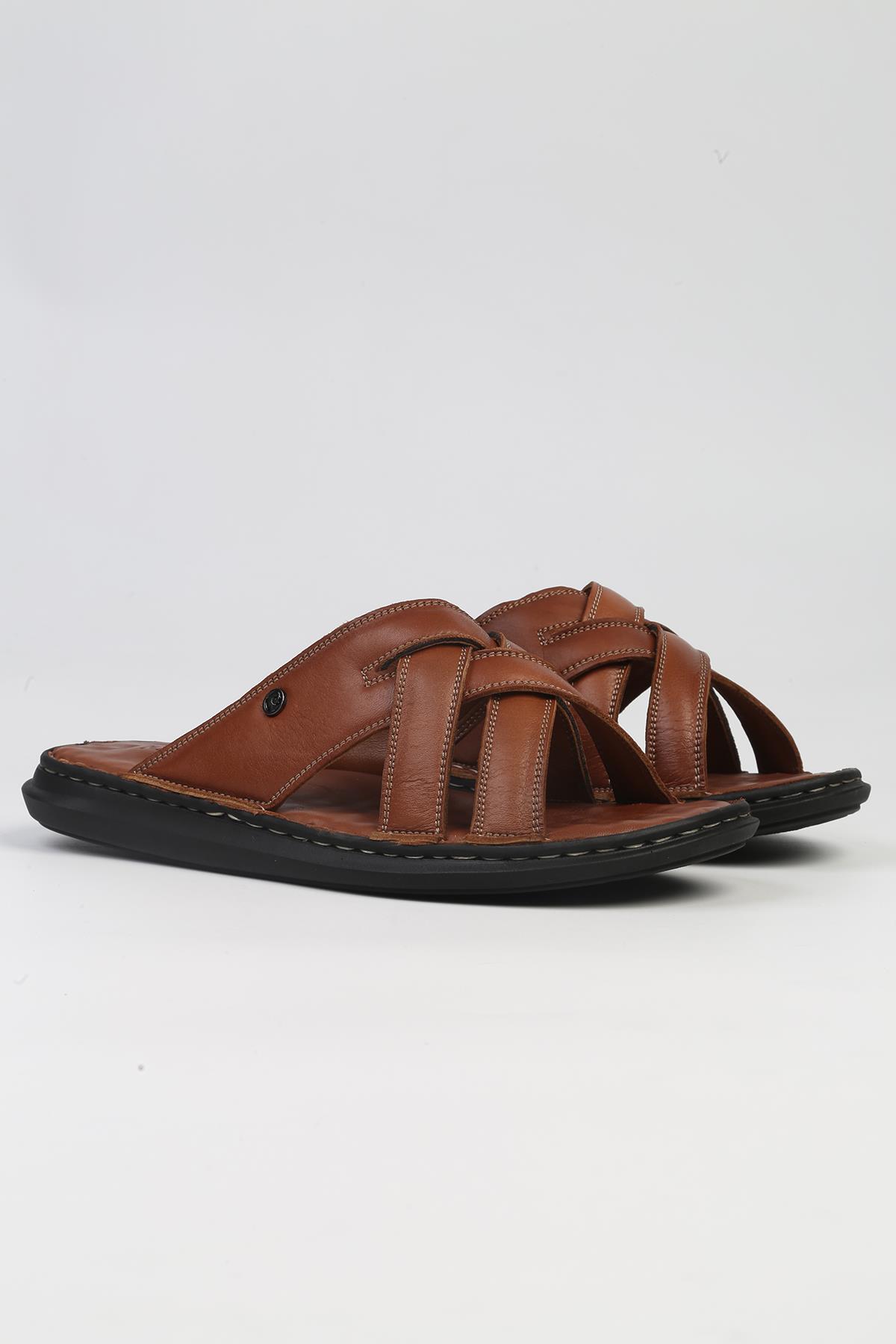 ® | PC-5108-3892 Taba-Erkek Terlik - Görsel 3