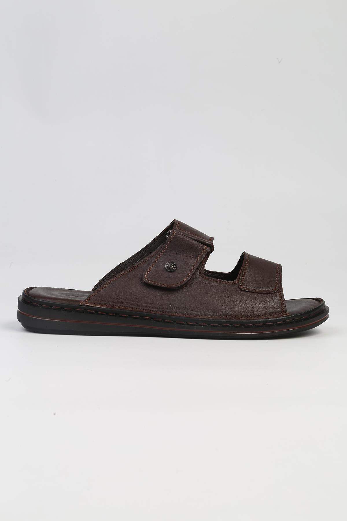 ® | PC-5111-3892 Kahve-Erkek Terlik - Görsel 2
