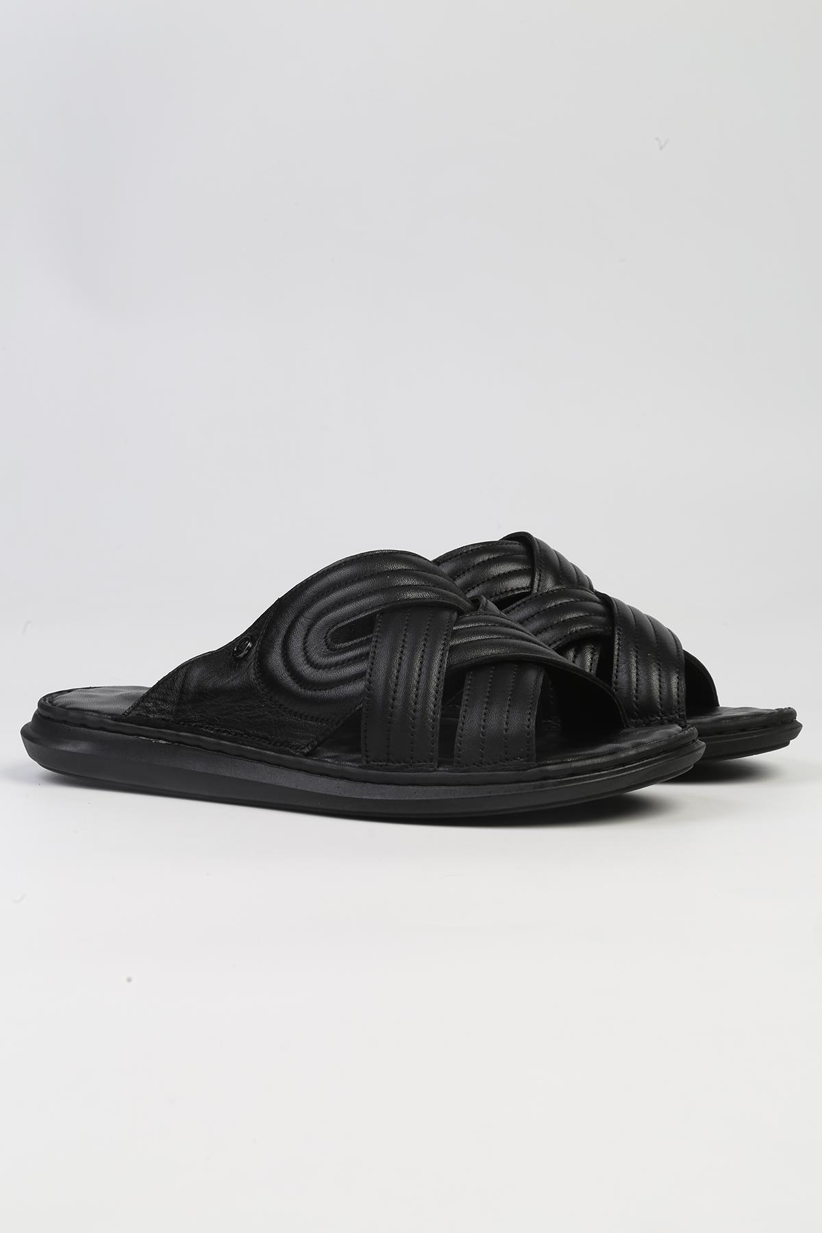 ® | PC-5119-3892 Siyah-Erkek Terlik - Görsel 3