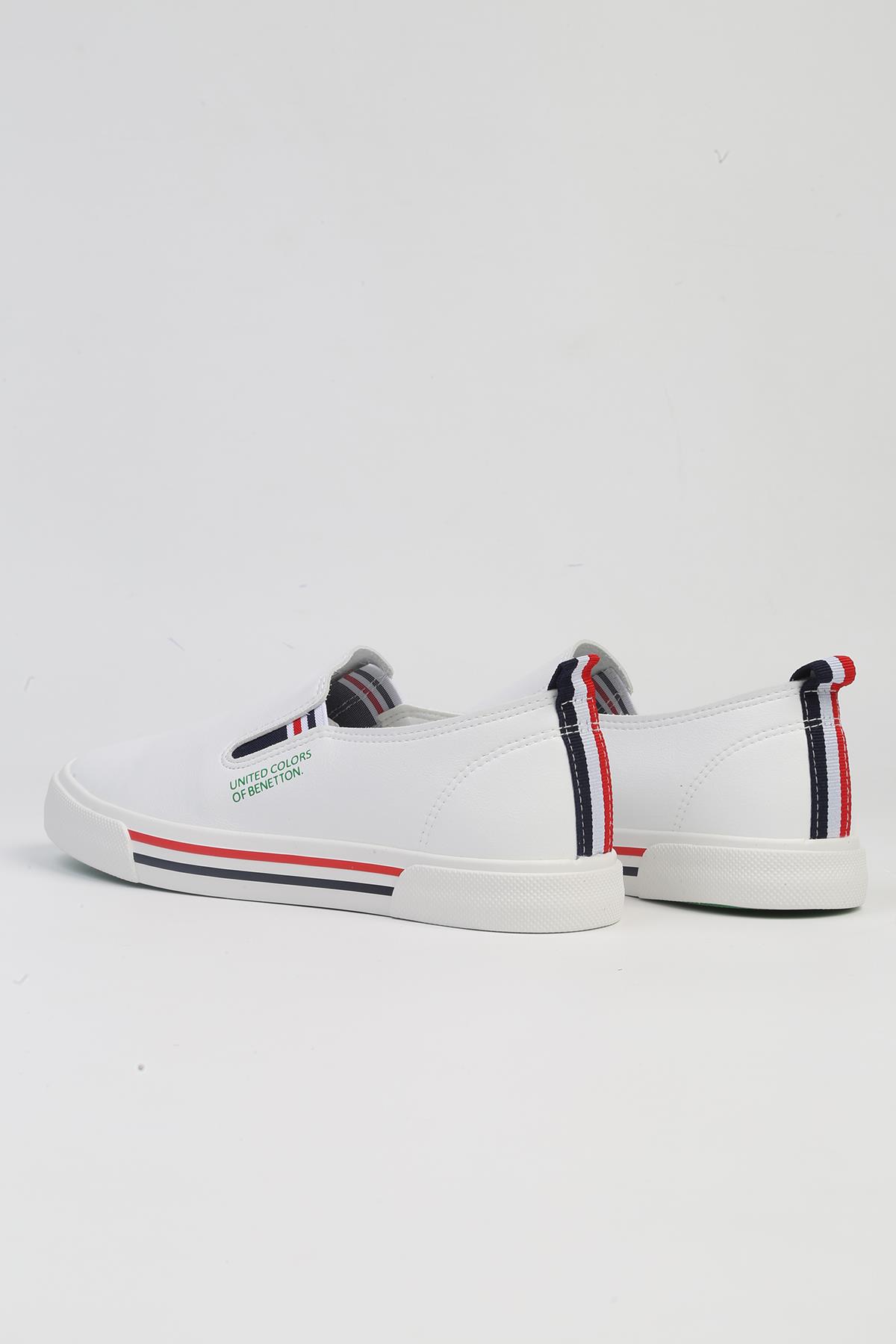 ® | BNI-10087 Beyaz-İthal Erkek Spor Ayakkabı - Görsel 4