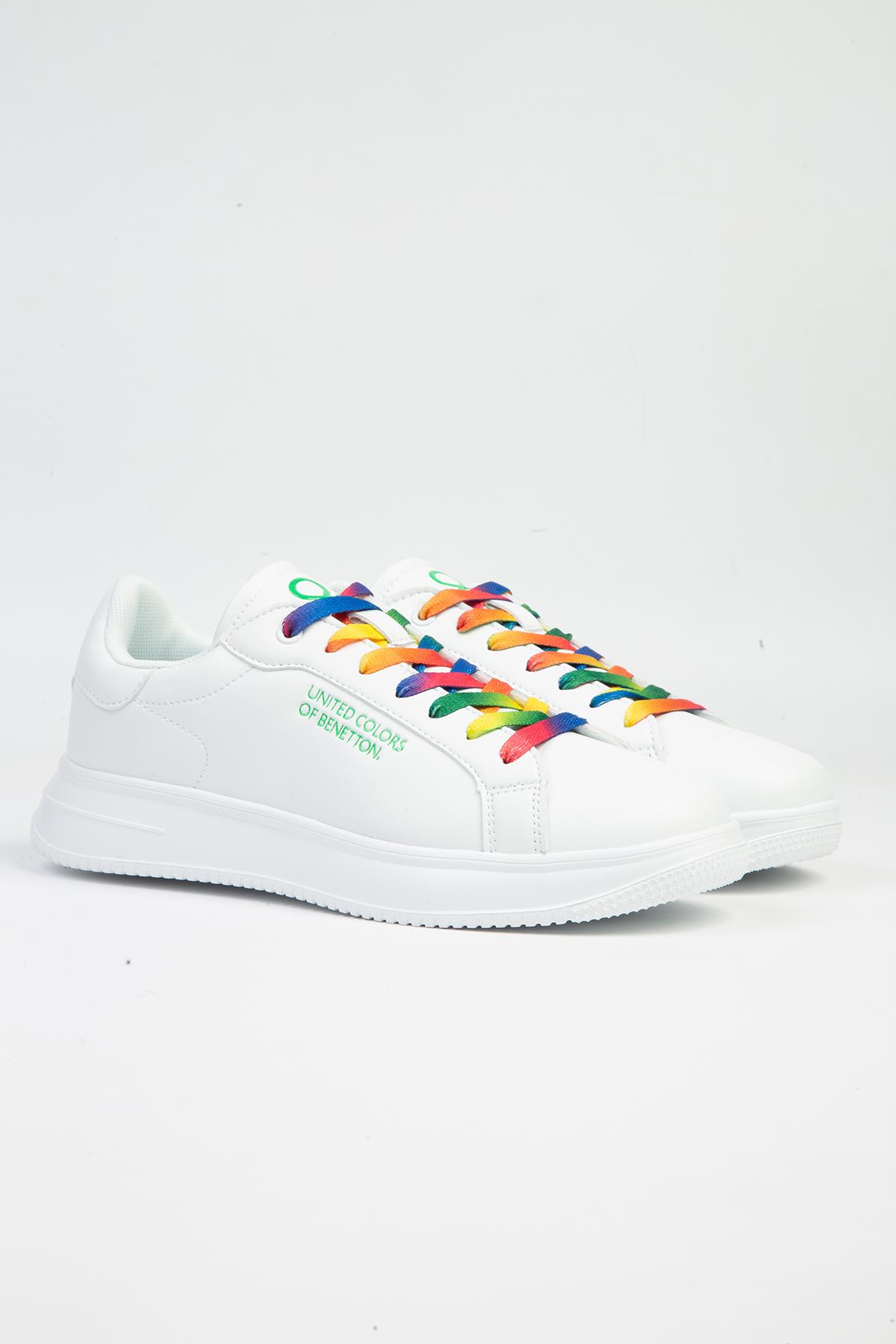 ® | BNI-10061 4205 Beyaz-İTHAL Kadın Spor Ayakkabı - Görsel 3