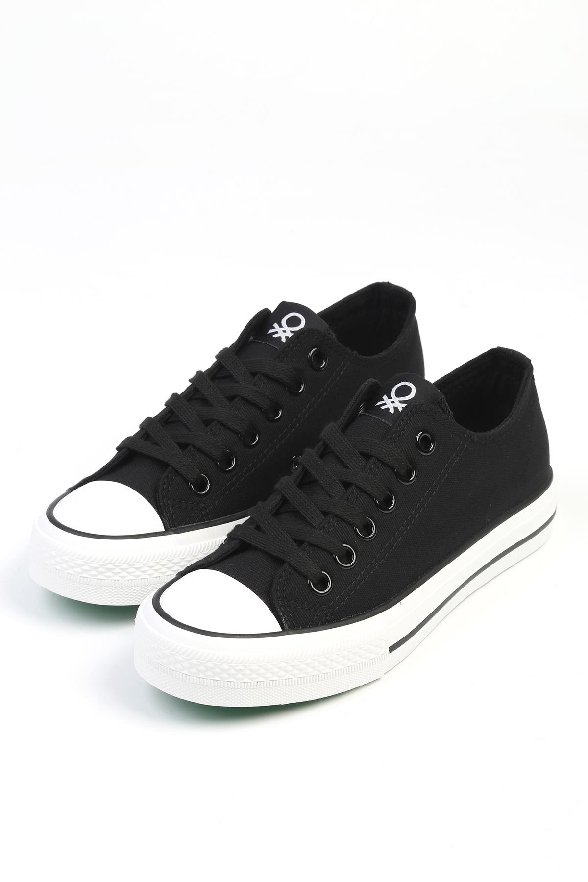 ® | İTHAL Siyah Kadın Spor Ayakkabı - Görsel 3