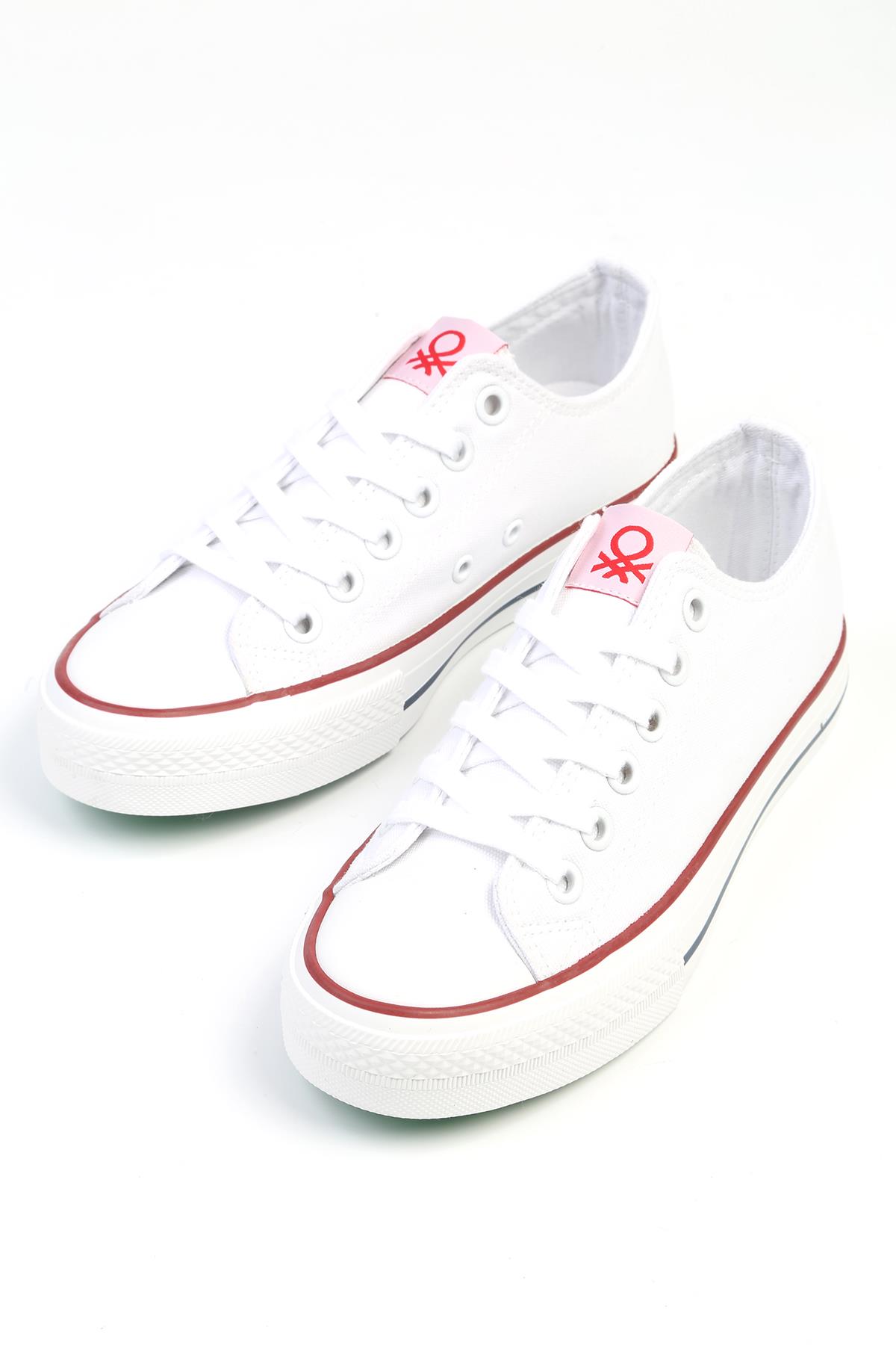 ® | İTHAL Beyaz-Kadın Spor Ayakkabı - Görsel 3