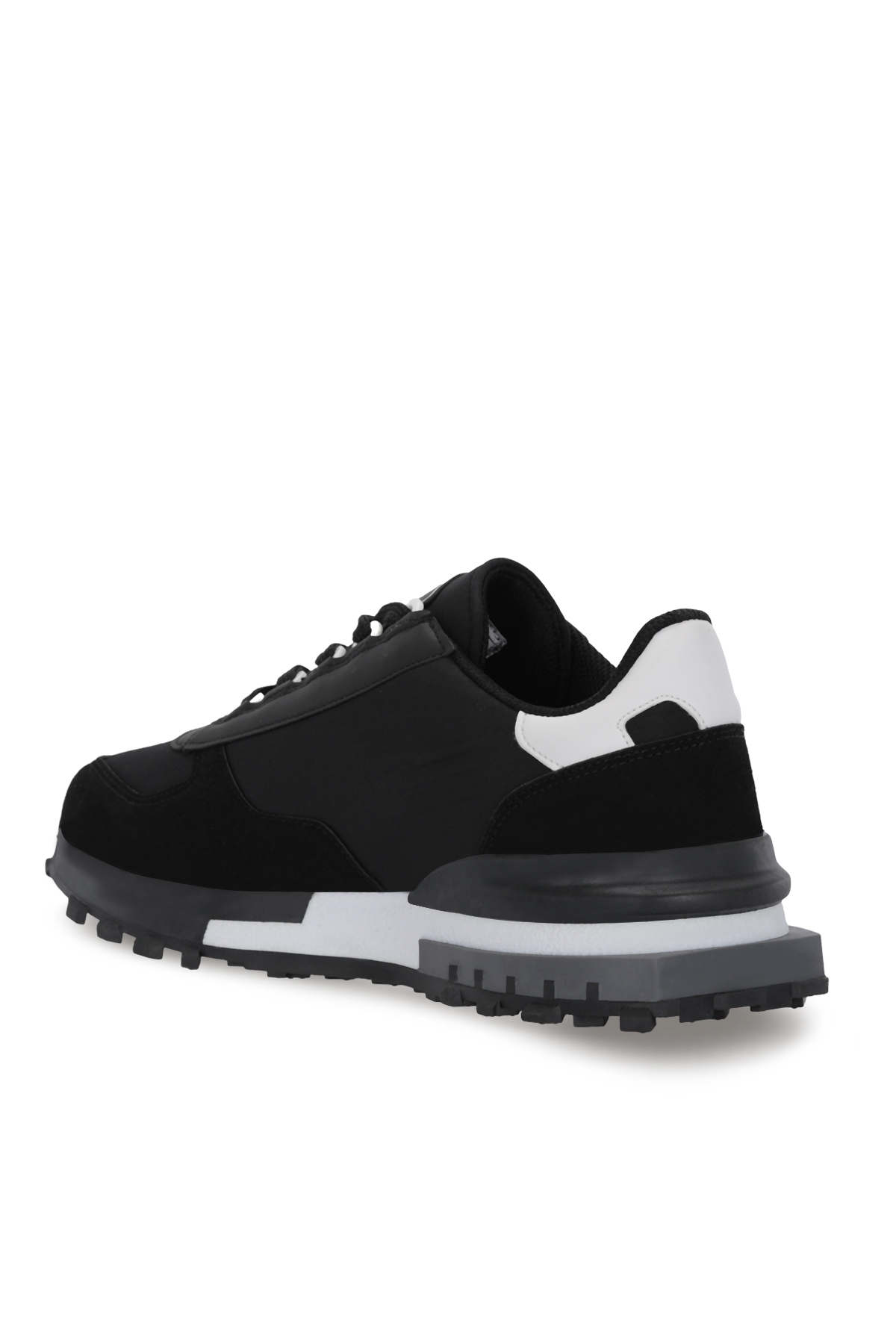 SKATE Erkek Siyah / Beyaz Koşu &amp; Yürüyüş Spor Ayakkabısı - Görsel 4