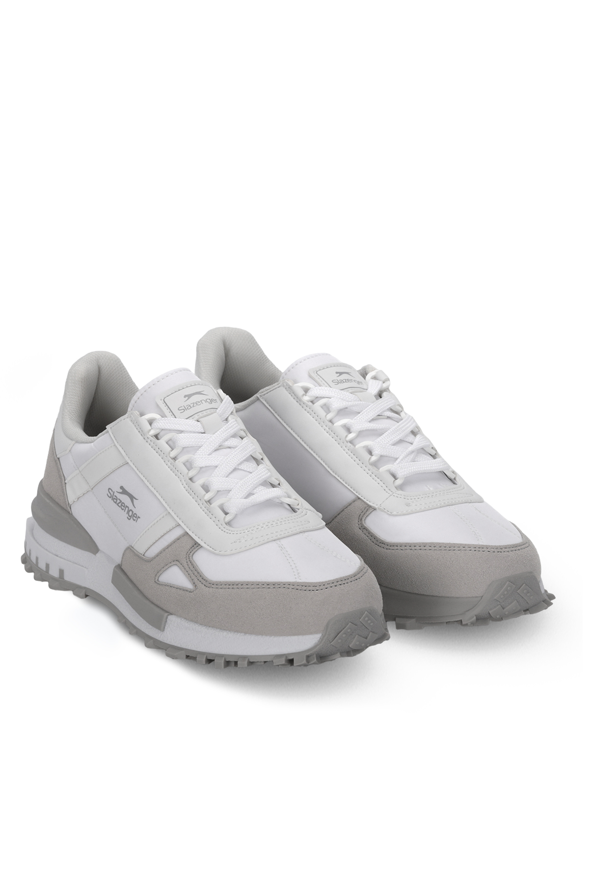 SKATE Erkek Beyaz / Gri Koşu &amp; Yürüyüş Spor Ayakkabısı - Görsel 3