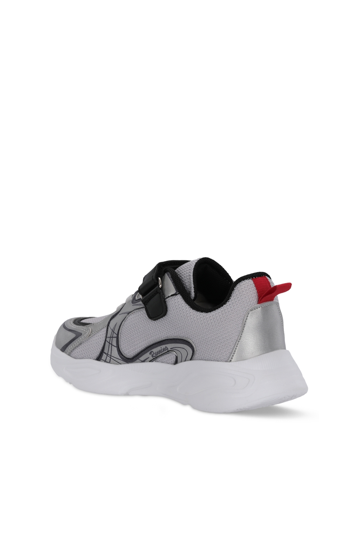 KELSY Erkek Çocuk Gri / Kırmızı Günlük Spor Ayakkabısı - Görsel 4