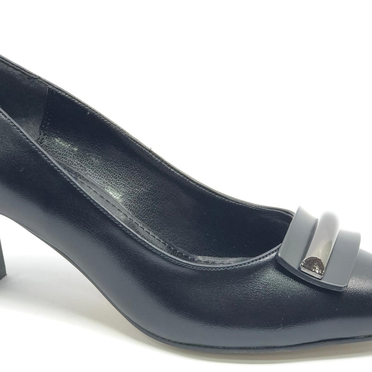 5 Cm Topuk Toka Detaylı Stiletto Kadın Ayakkabı - Görsel 4