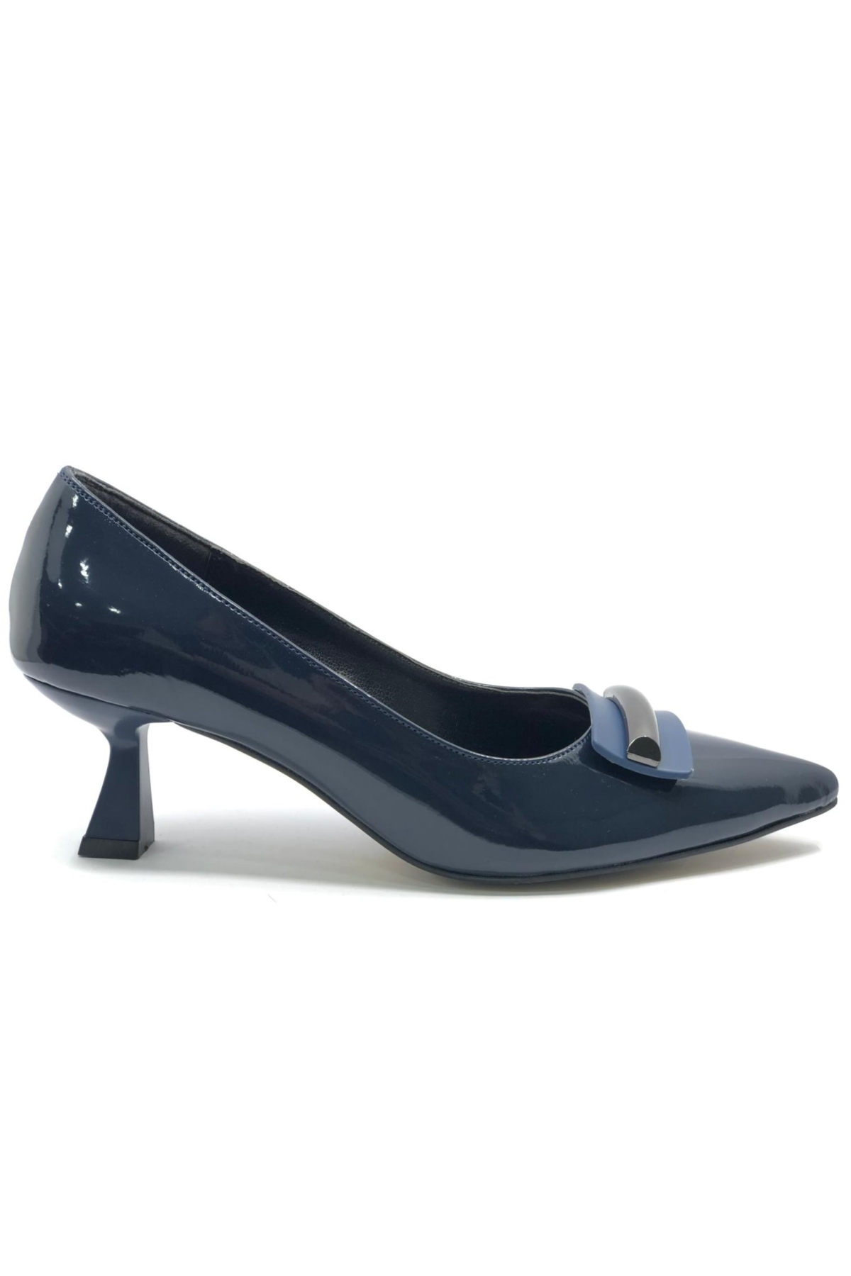 5 Cm Topuk Toka Detaylı Stiletto Kadın Ayakkabı - Görsel 3