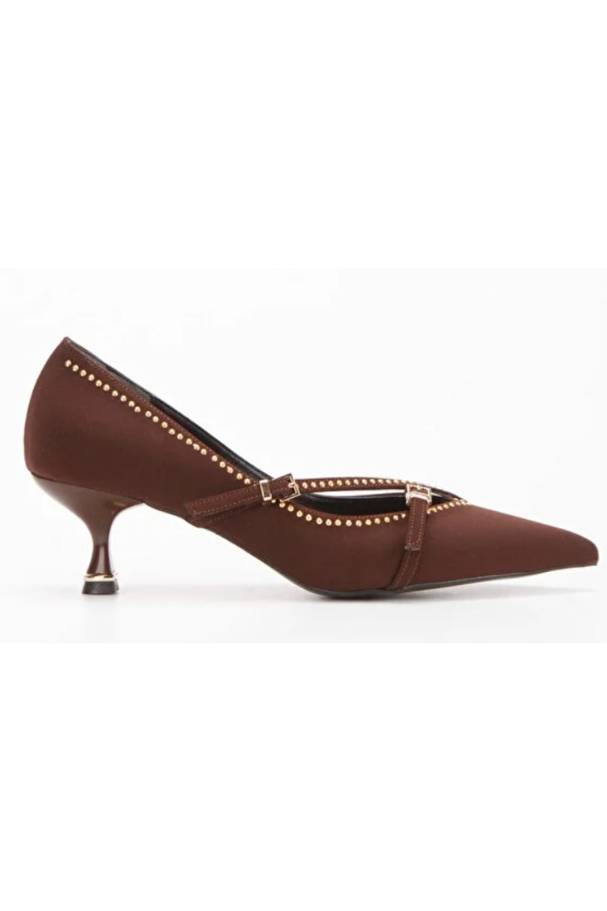 Zımba Toka Detaylı Stiletto Kadın Ayakkabı - Görsel 4