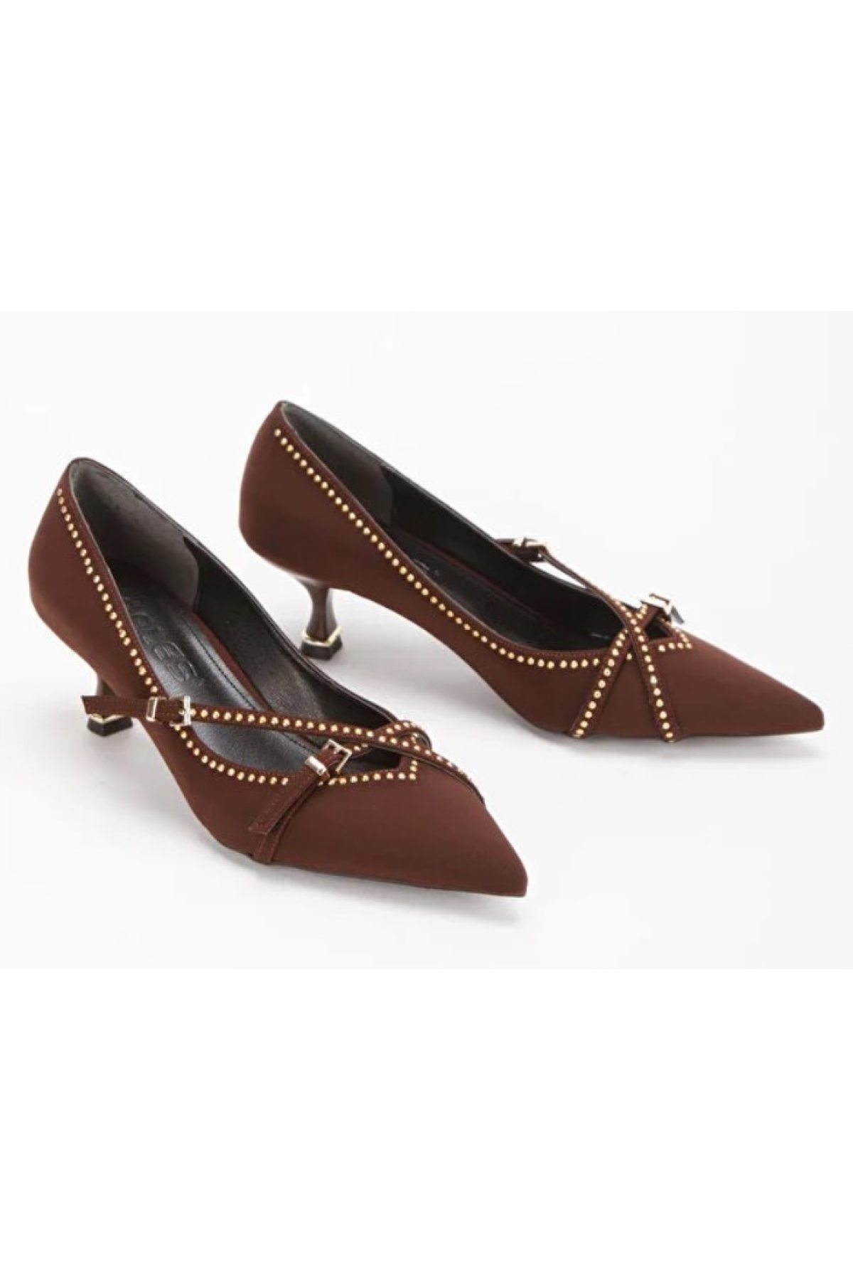 Zımba Toka Detaylı Stiletto Kadın Ayakkabı - Görsel 5